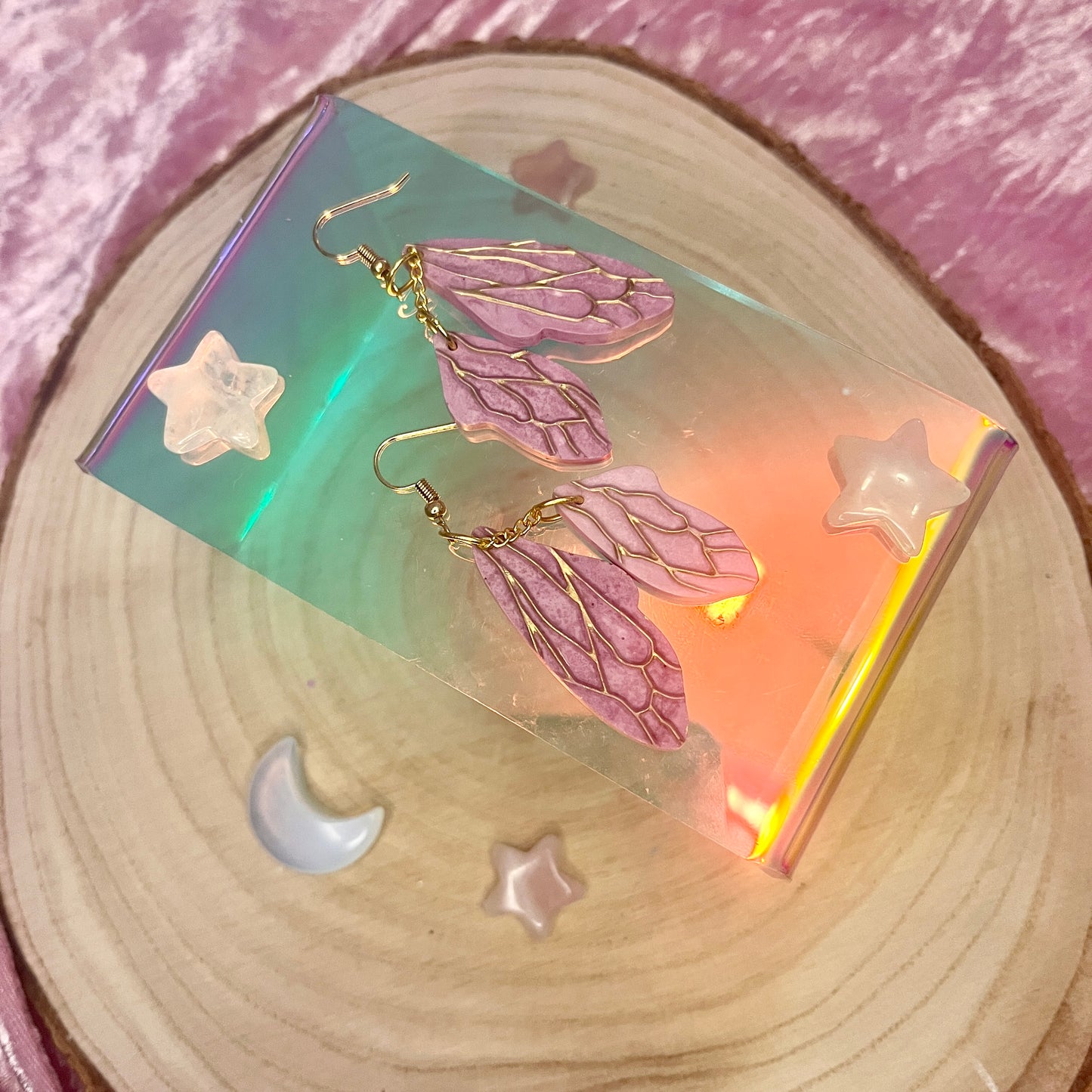 Large Fairy Wing earrings