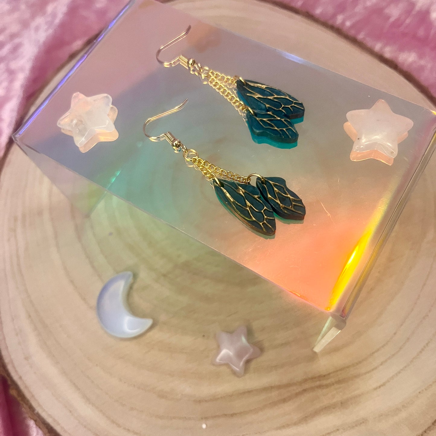 Small Fairy Wing earrings