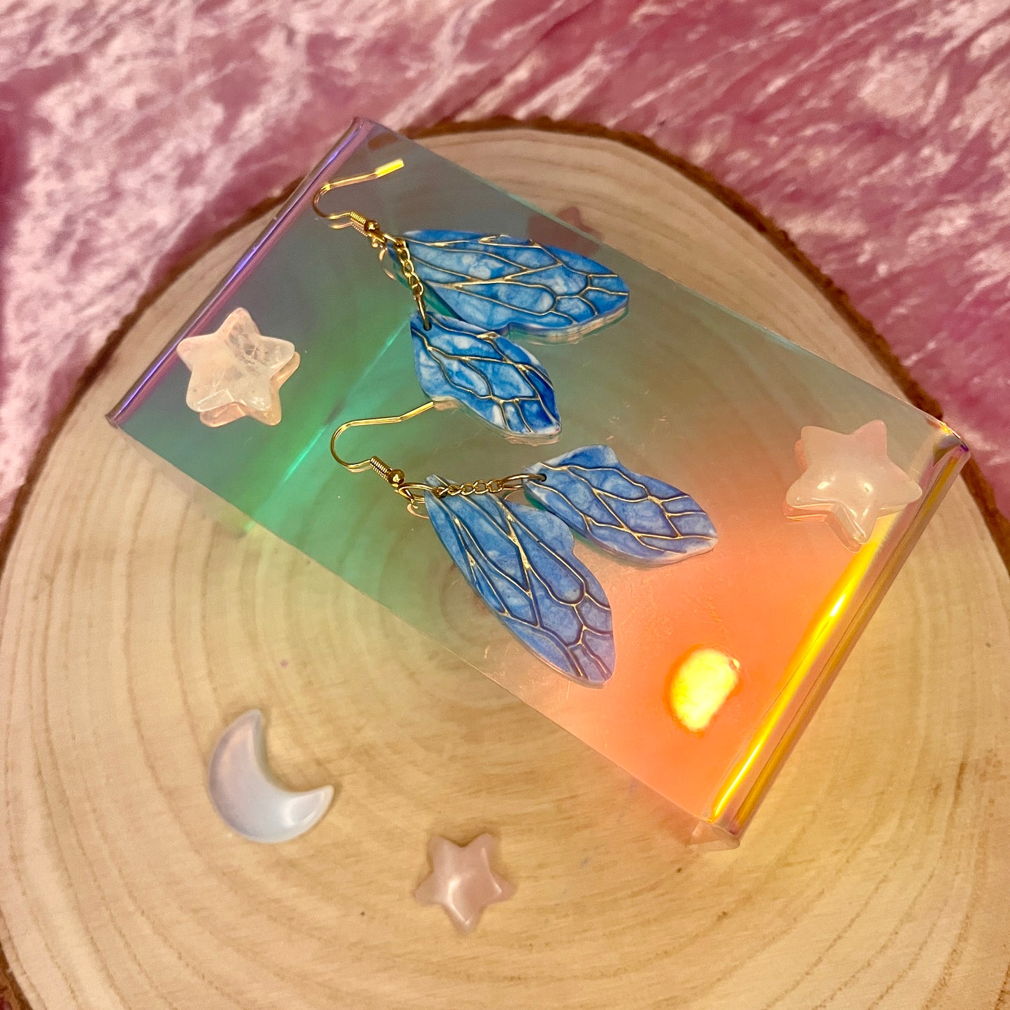 Large Fairy Wing earrings