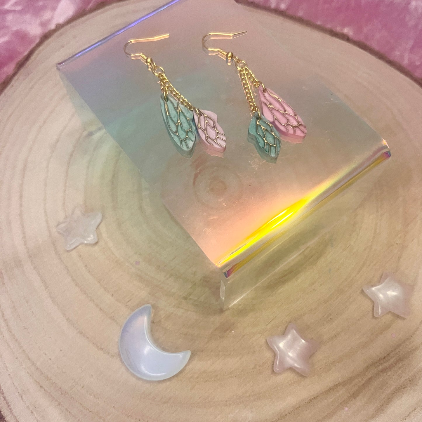 Small Fairy Wing earrings