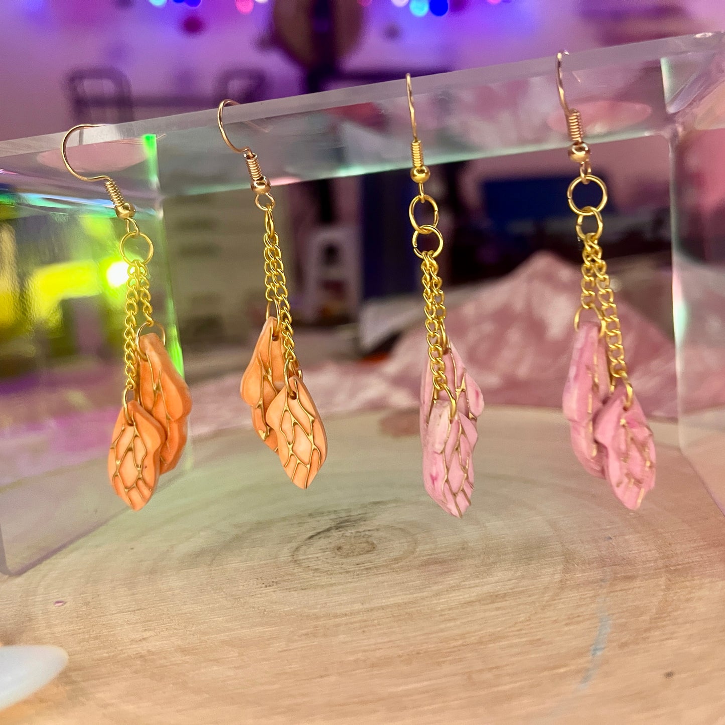 Small Fairy Wing earrings