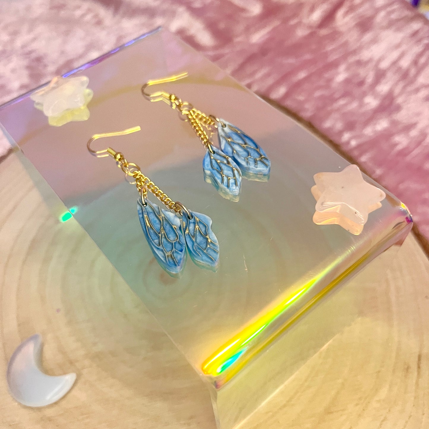Small Fairy Wing earrings