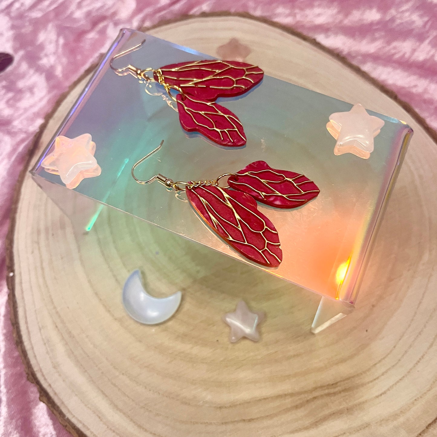 Large Fairy Wing earrings