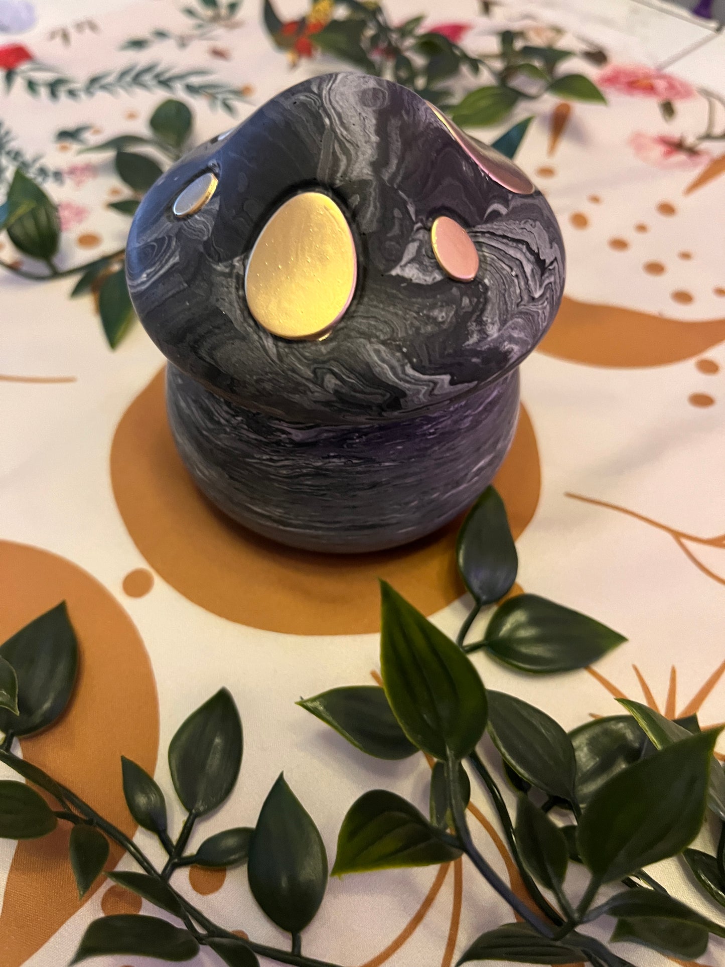Charcoal Collection - Mushroom Jars