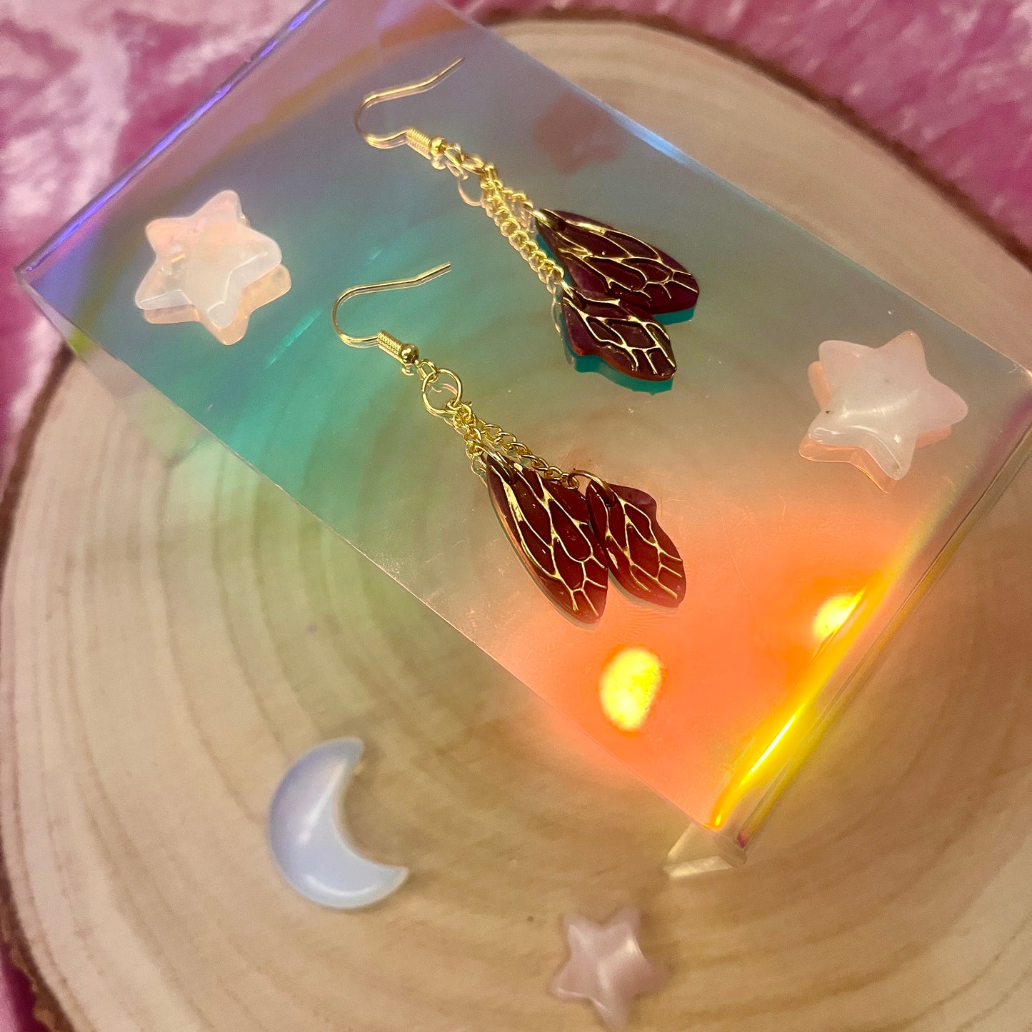 Small Fairy Wing earrings