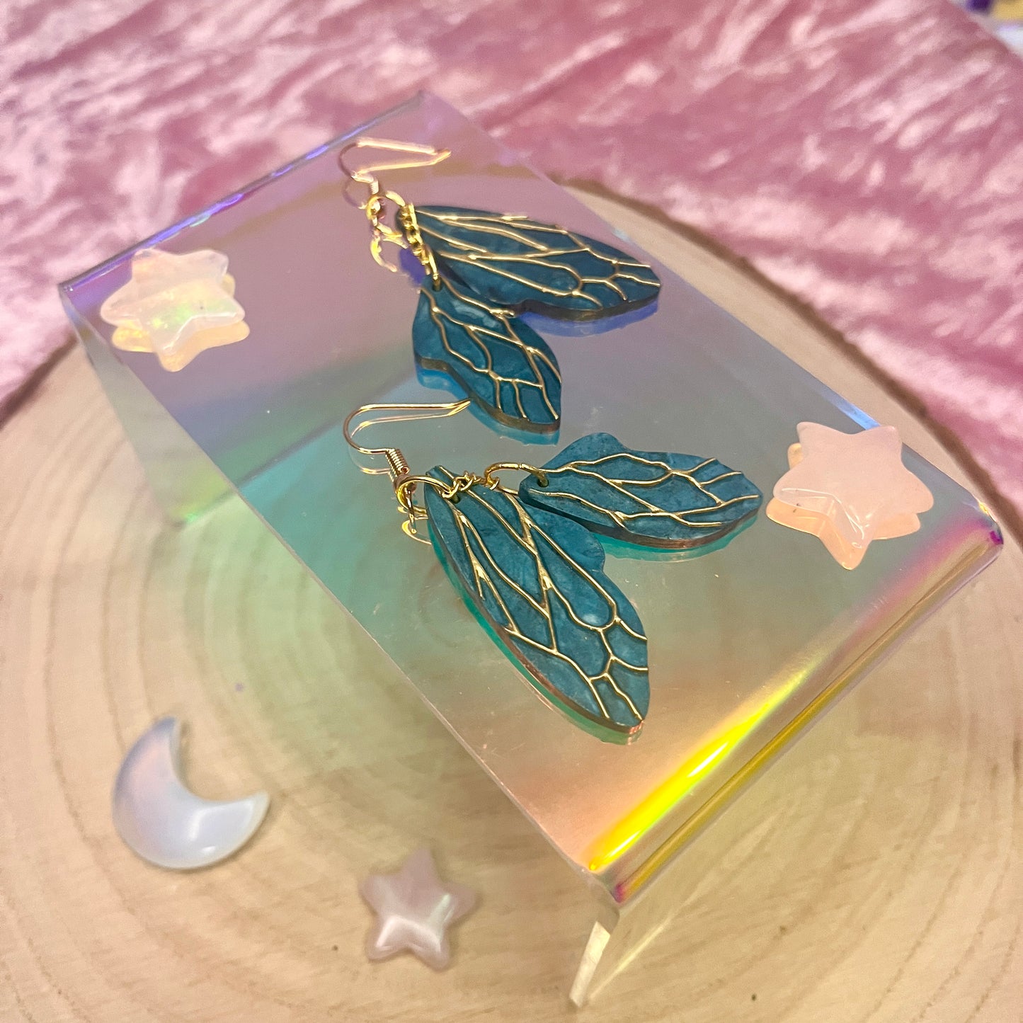 Large Fairy Wing earrings