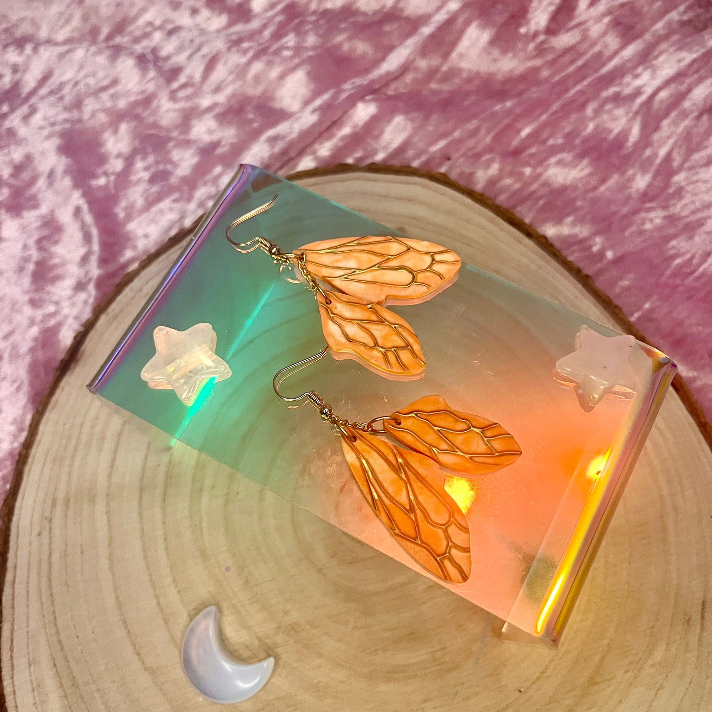Large Fairy Wing earrings
