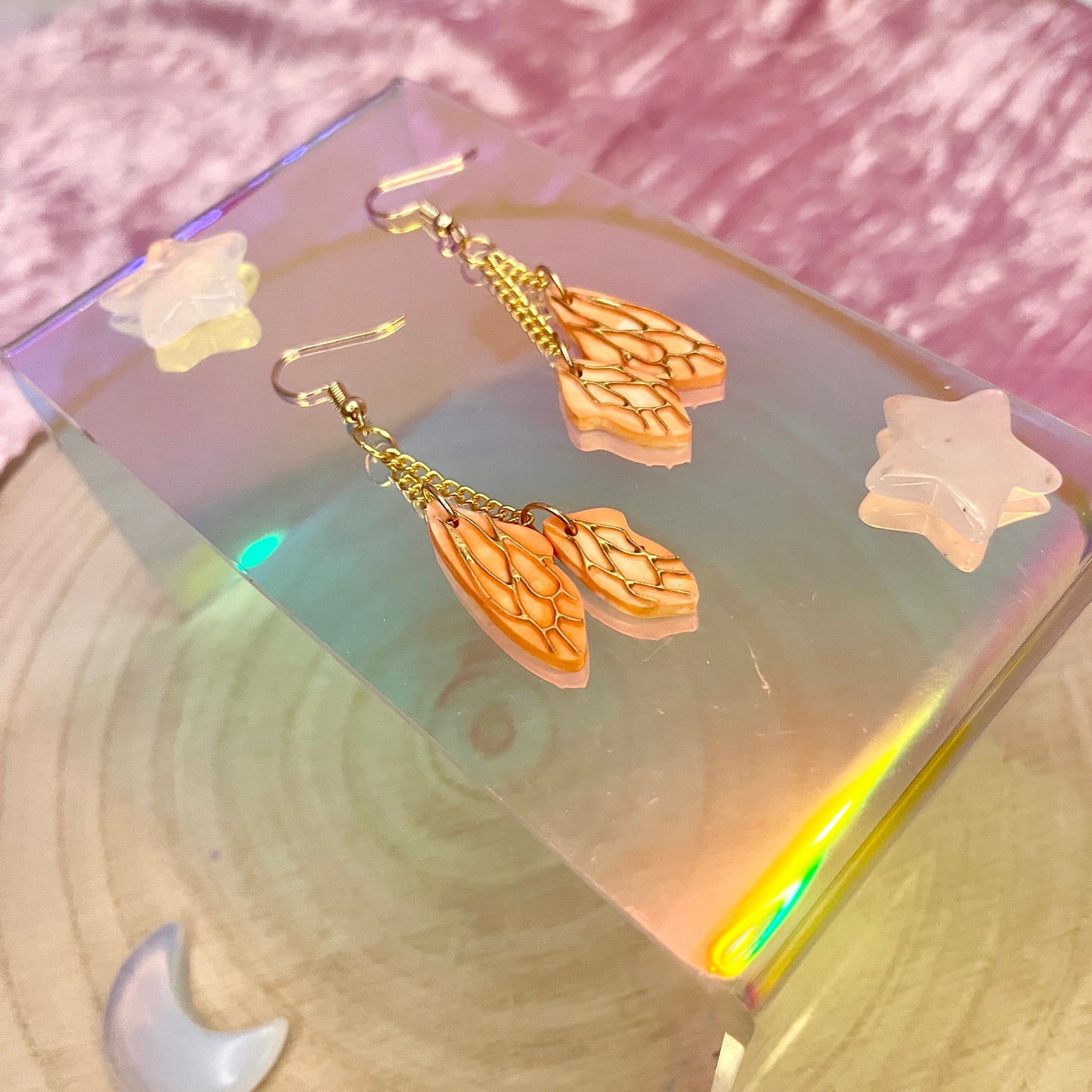 Small Fairy Wing earrings