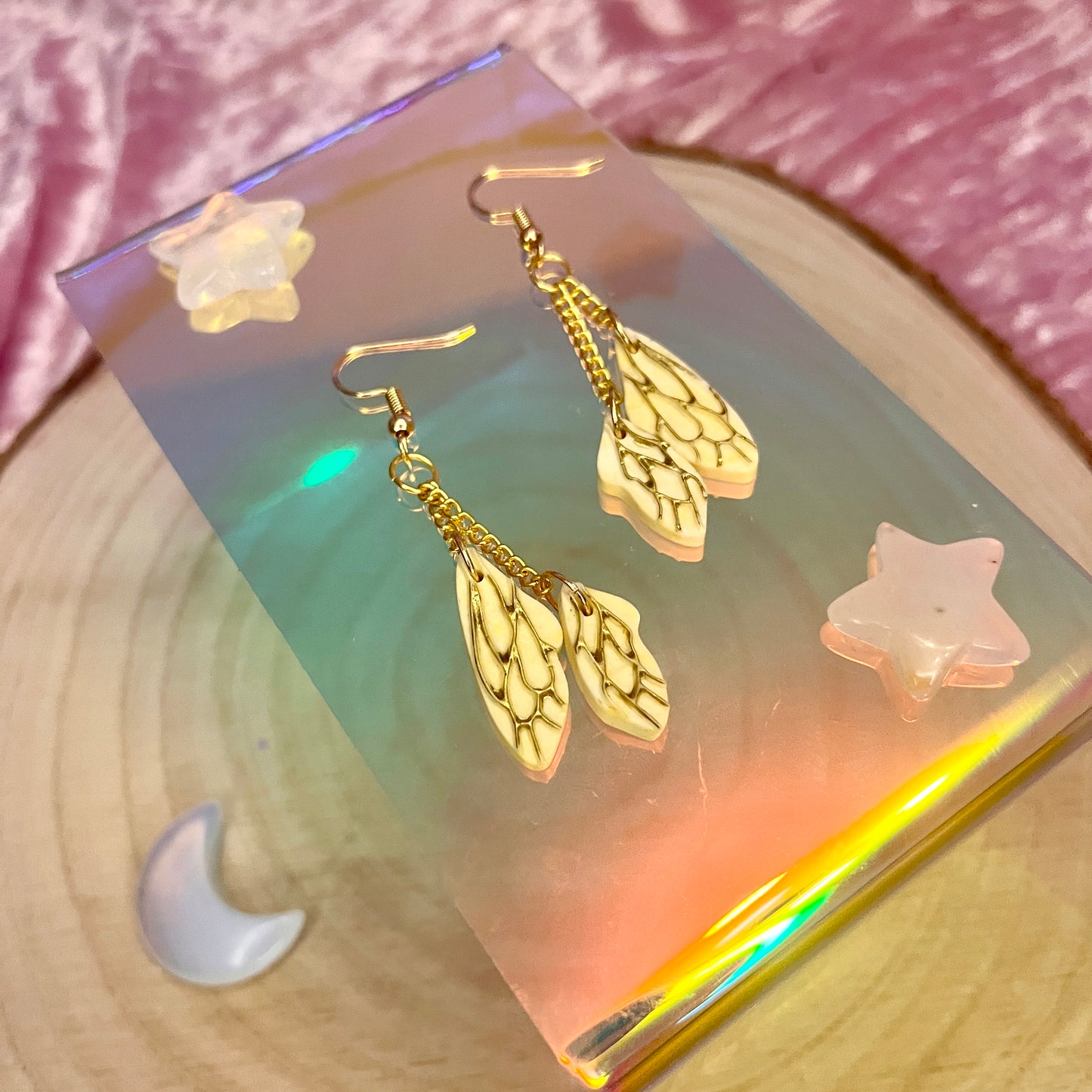 Small Fairy Wing earrings