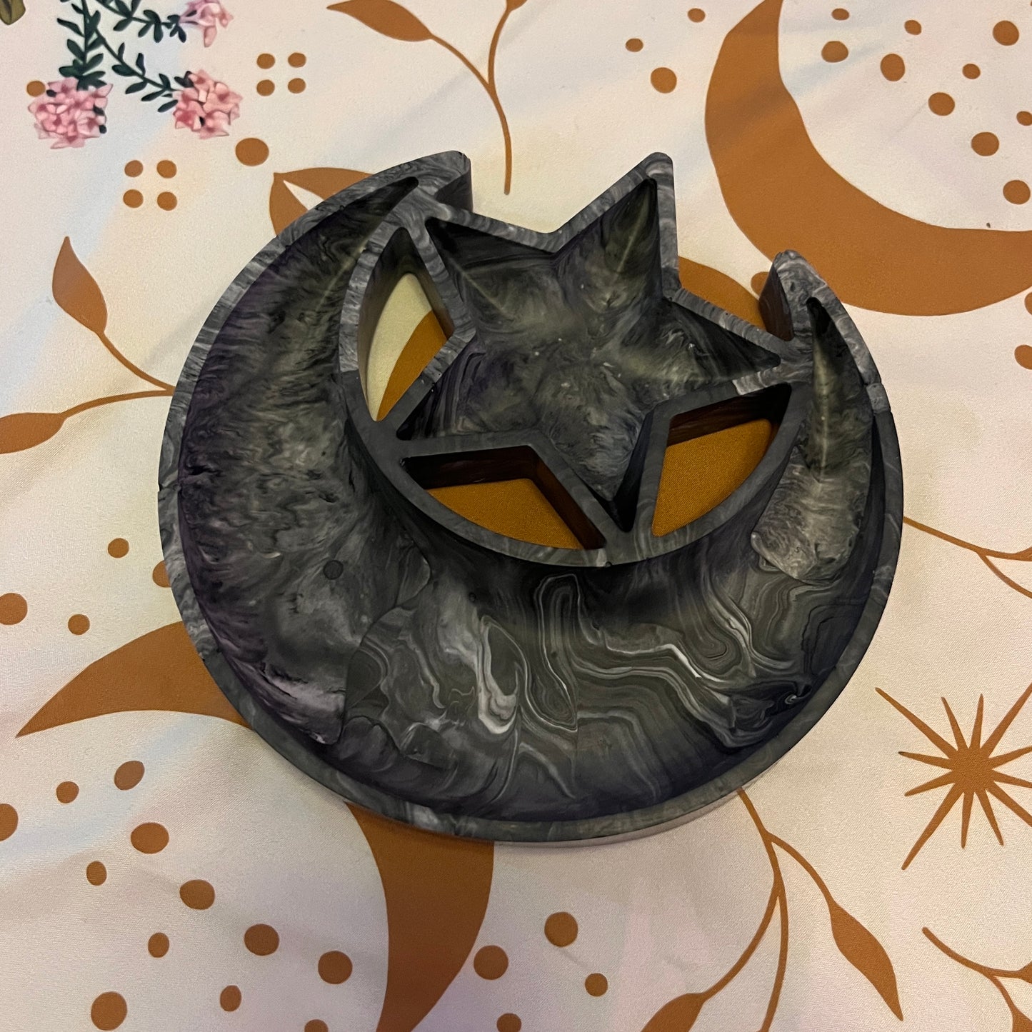 Charcoal Collection - Moon & Star Trays