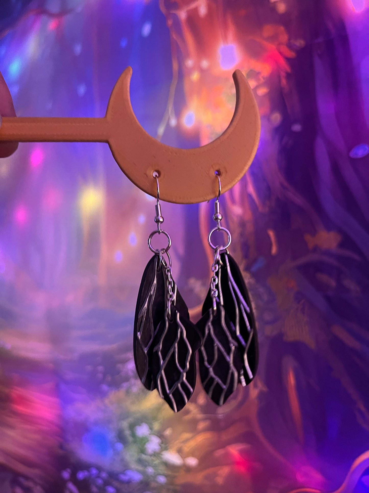 Large Fairy Wing earrings
