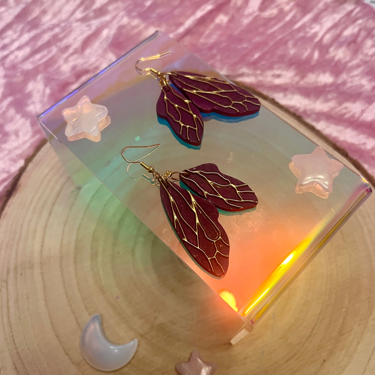 Large Fairy Wing earrings