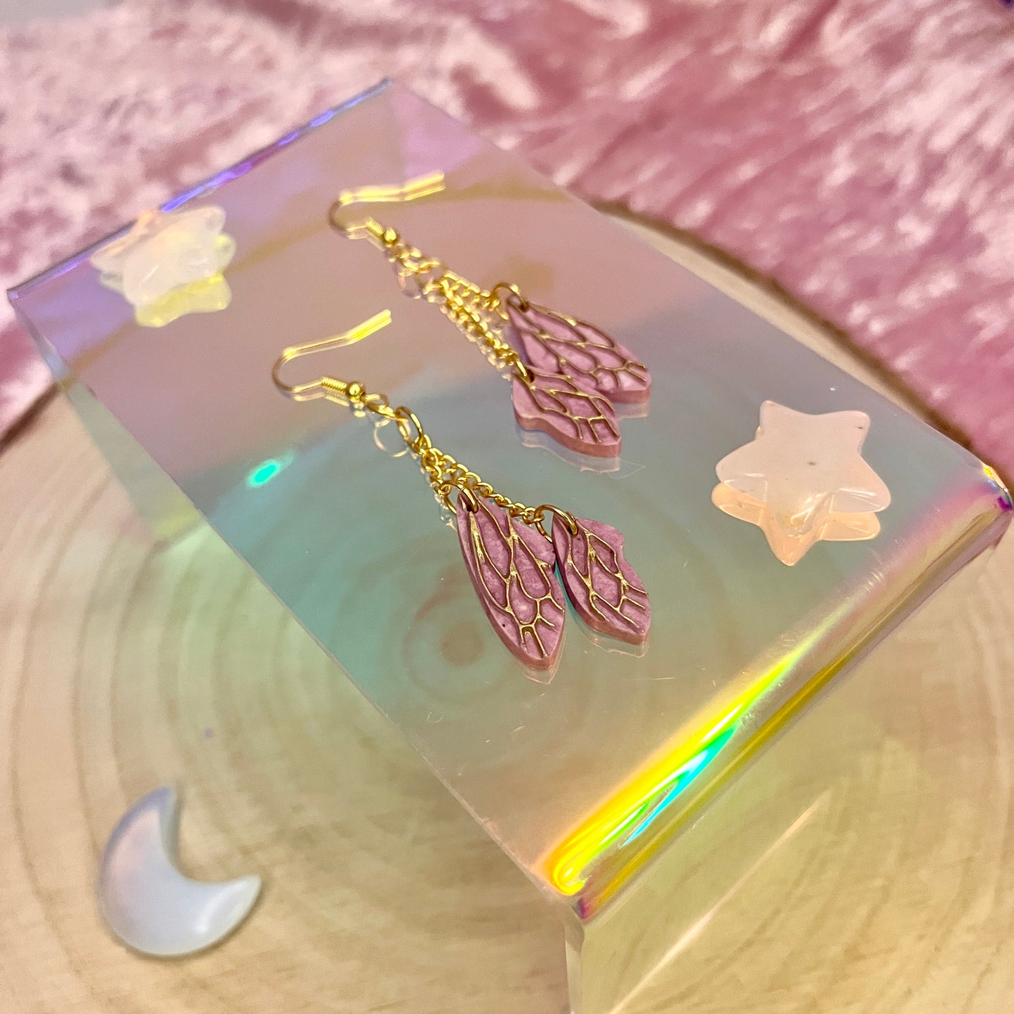 Small Fairy Wing earrings