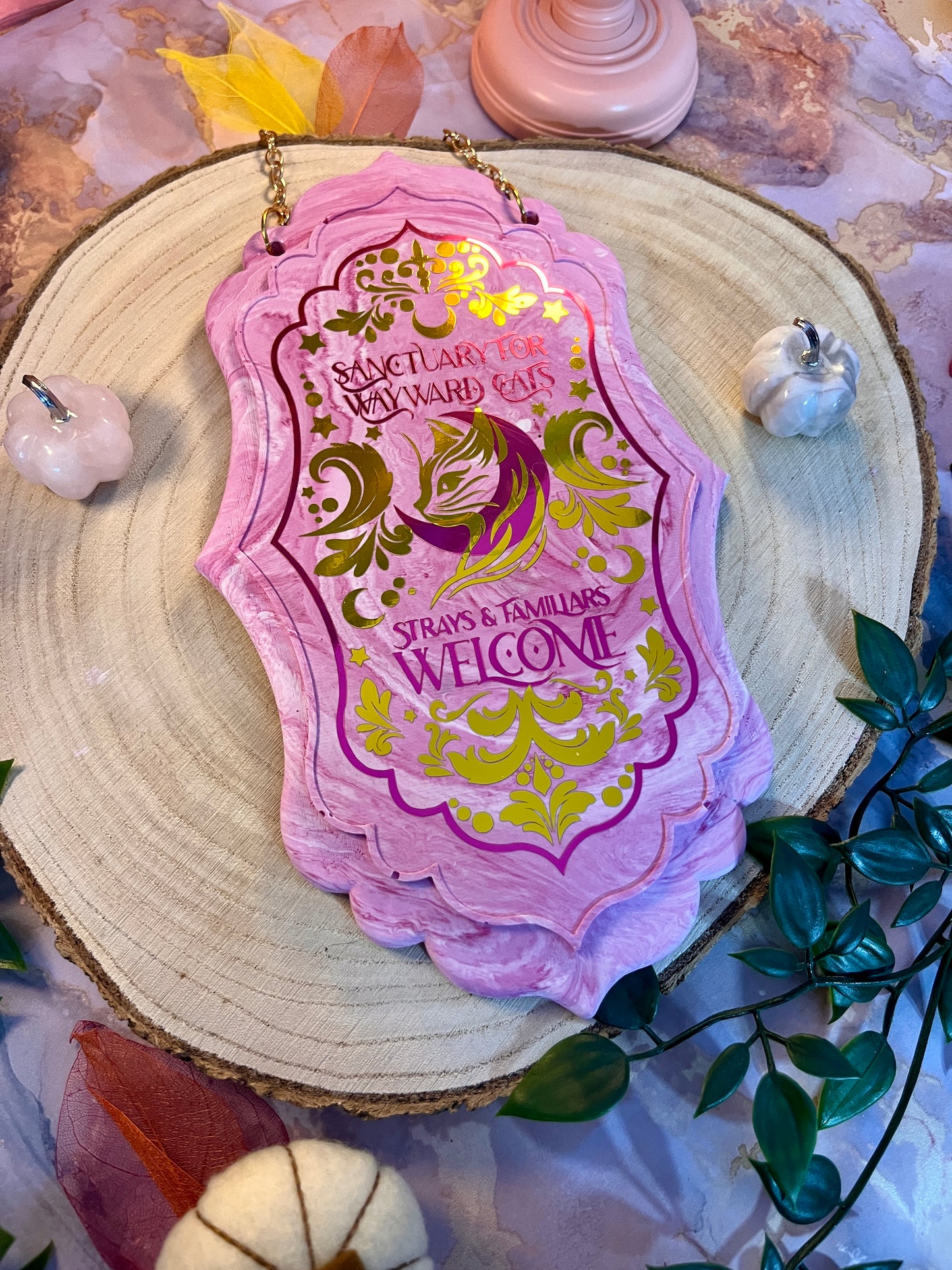 Cat Sanctuary Design Wall Hanging