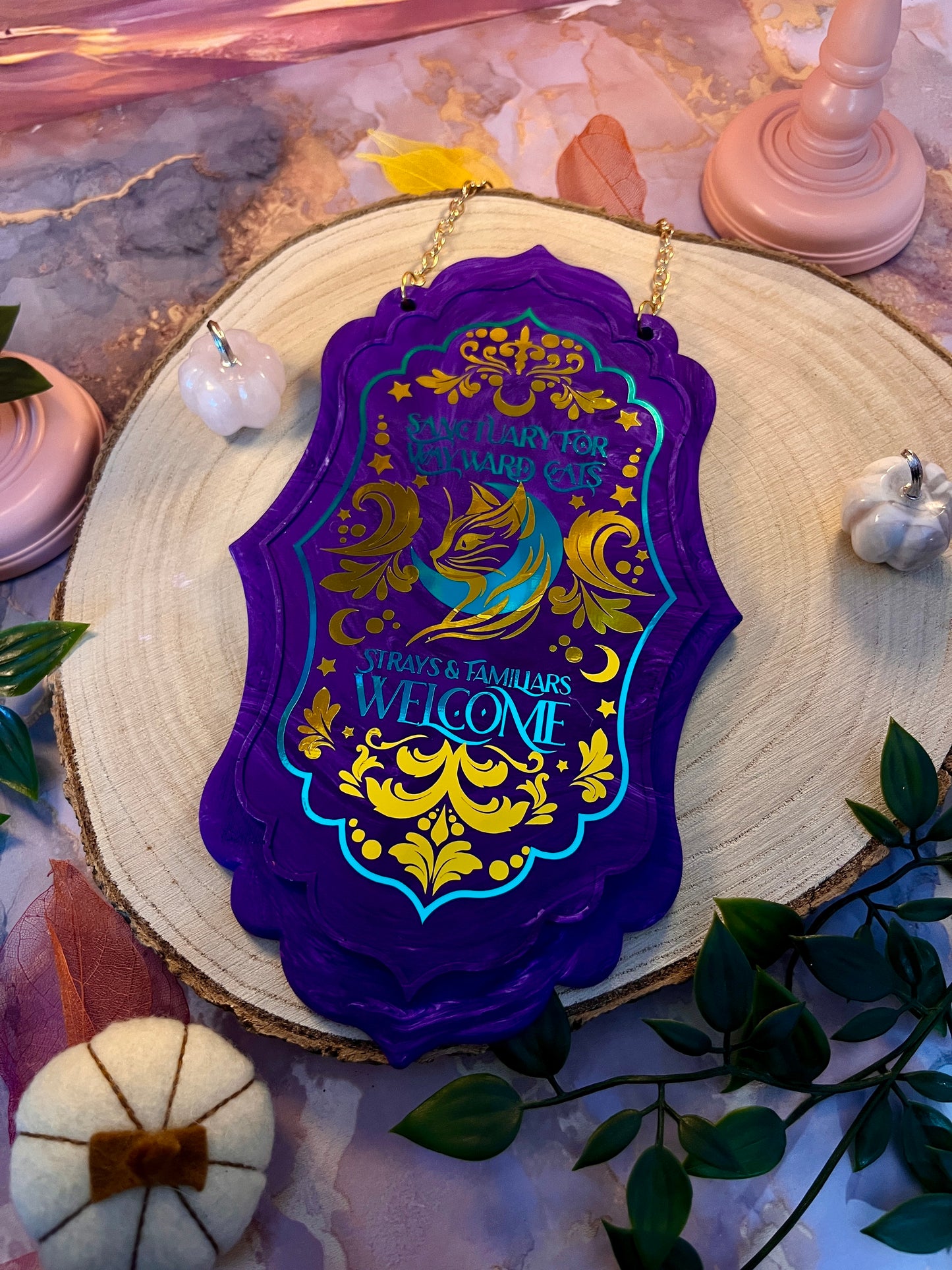 Cat Sanctuary Design Wall Hanging