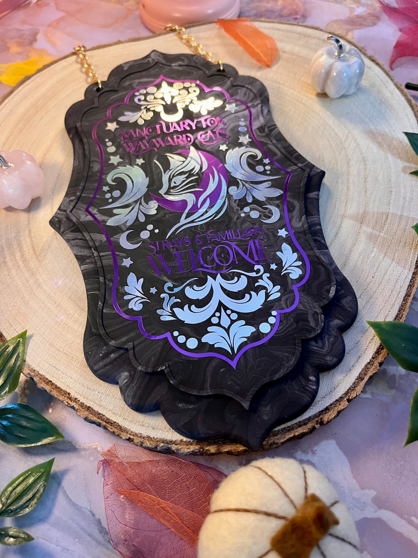 Cat Sanctuary Design Wall Hanging