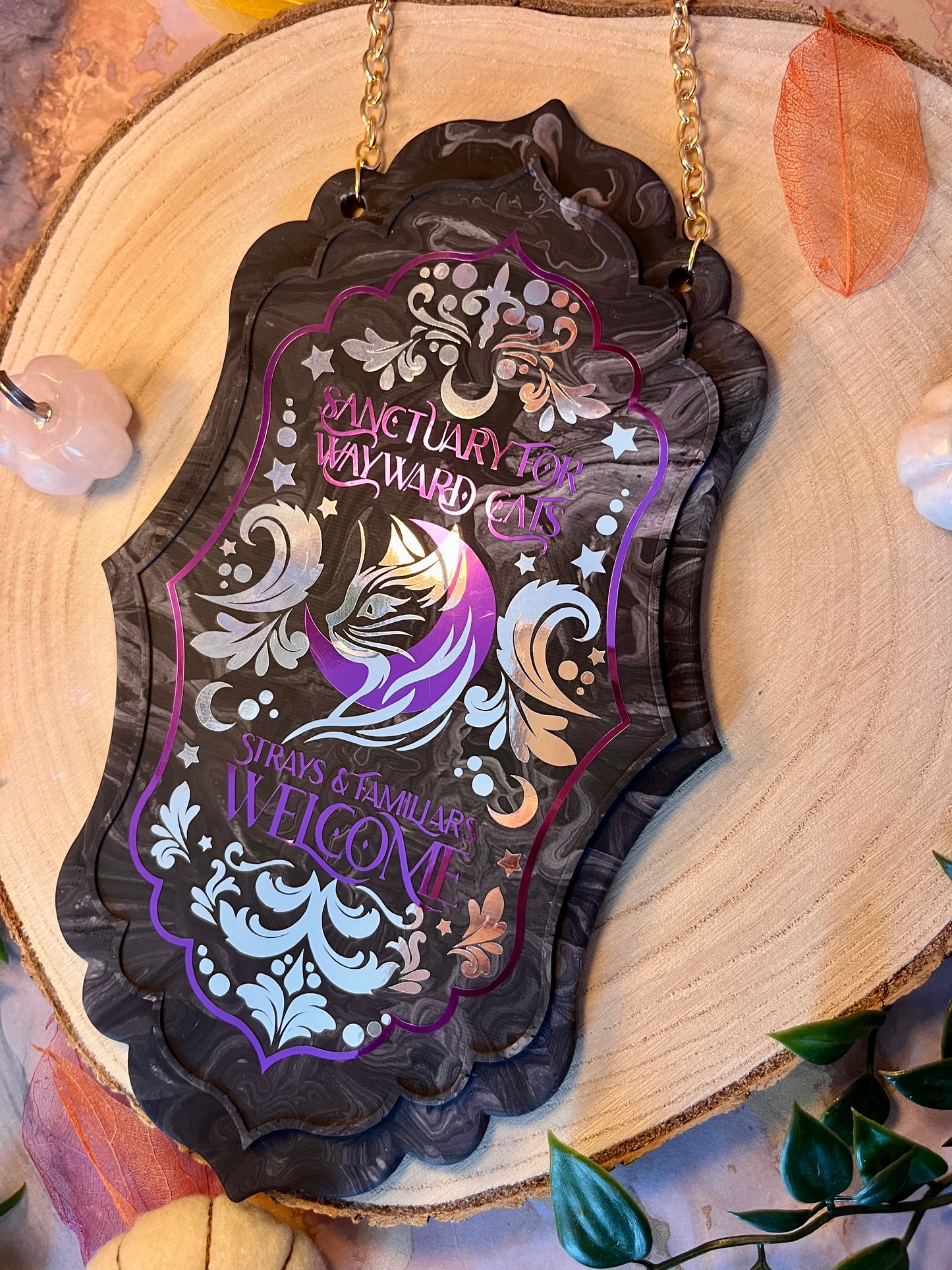 Cat Sanctuary Design Wall Hanging