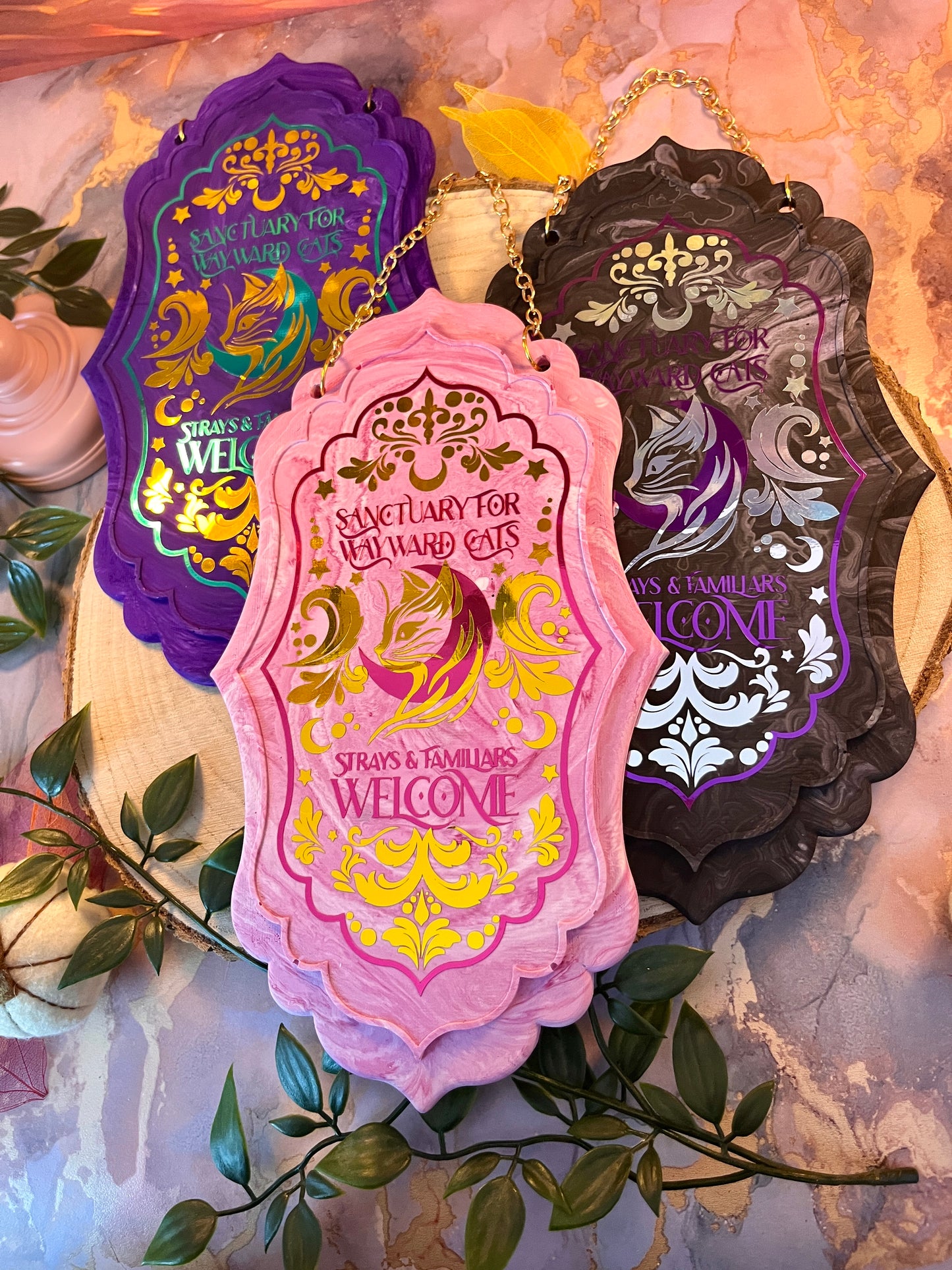 Cat Sanctuary Design Wall Hanging