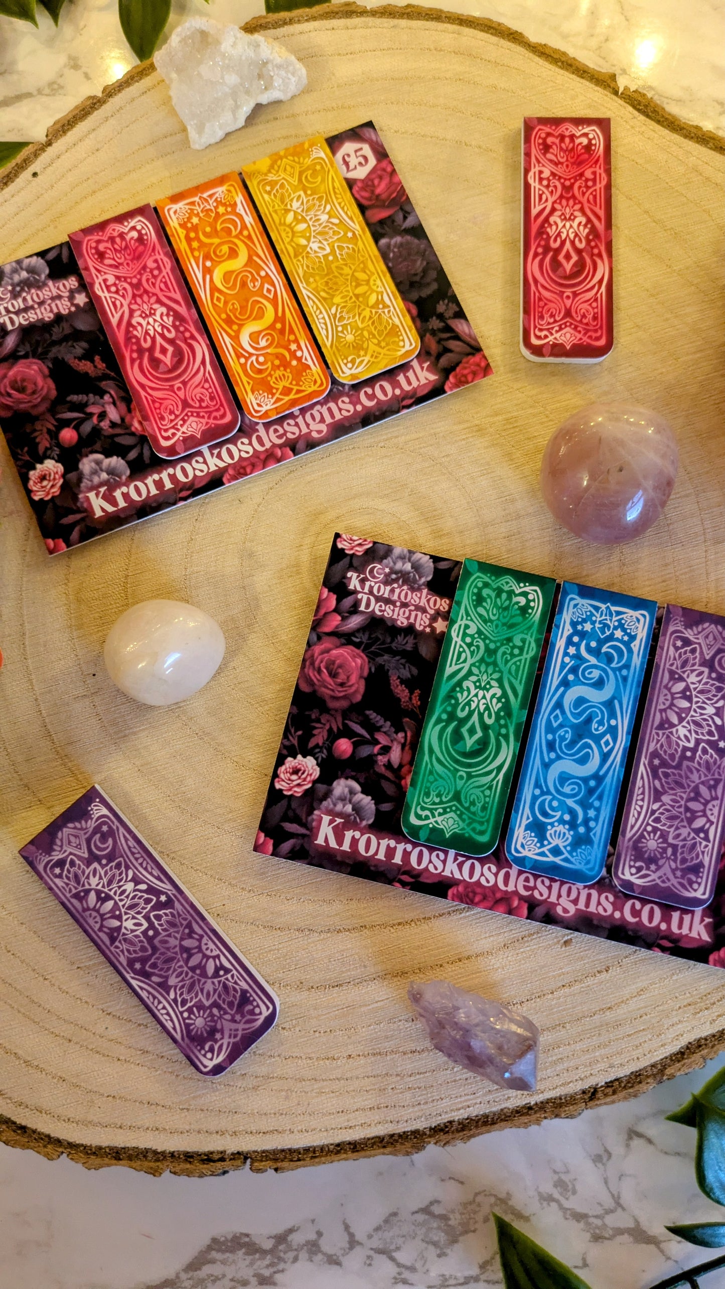 Sunset and Sunrise Magnetic Bookmarks