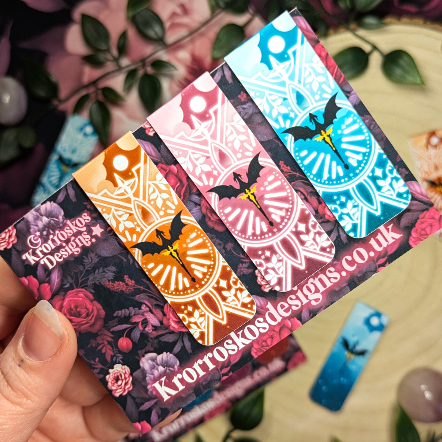 Shade and Shine Dragon Design Magnetic Bookmarks - DRACOLOGY Collection