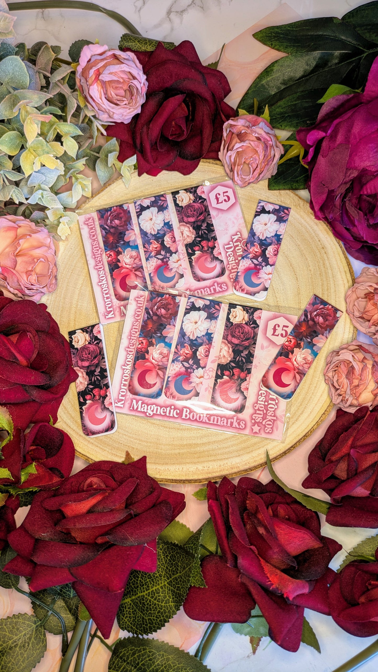 Floral Magnetic Bookmarks - Anthesis Collection