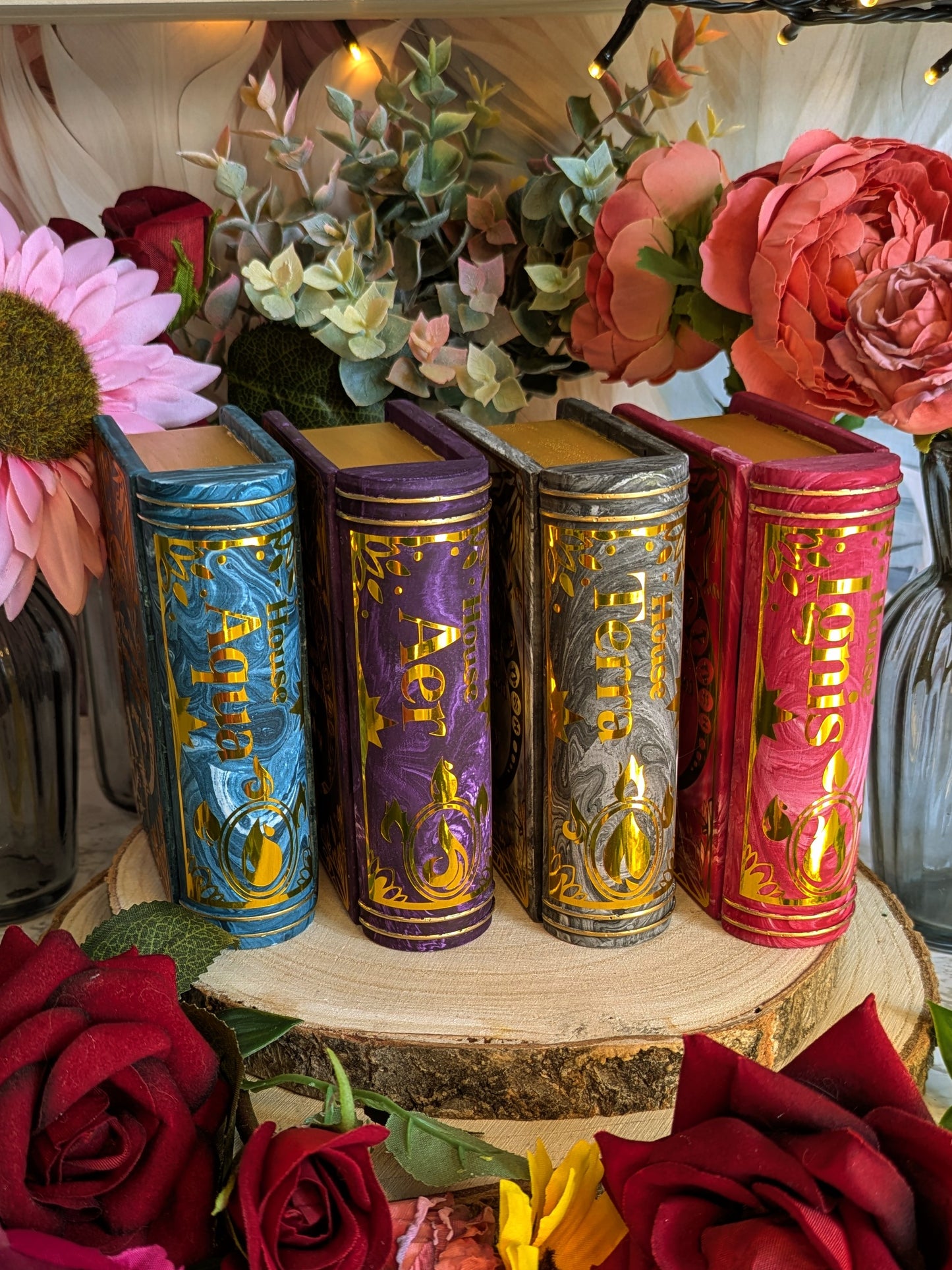 House Ignis Book Trinket Box - Officially Licensed Zodiac Academy