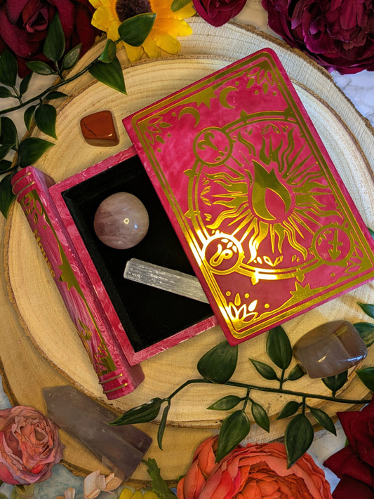 House Ignis Book Trinket Box - Officially Licensed Zodiac Academy