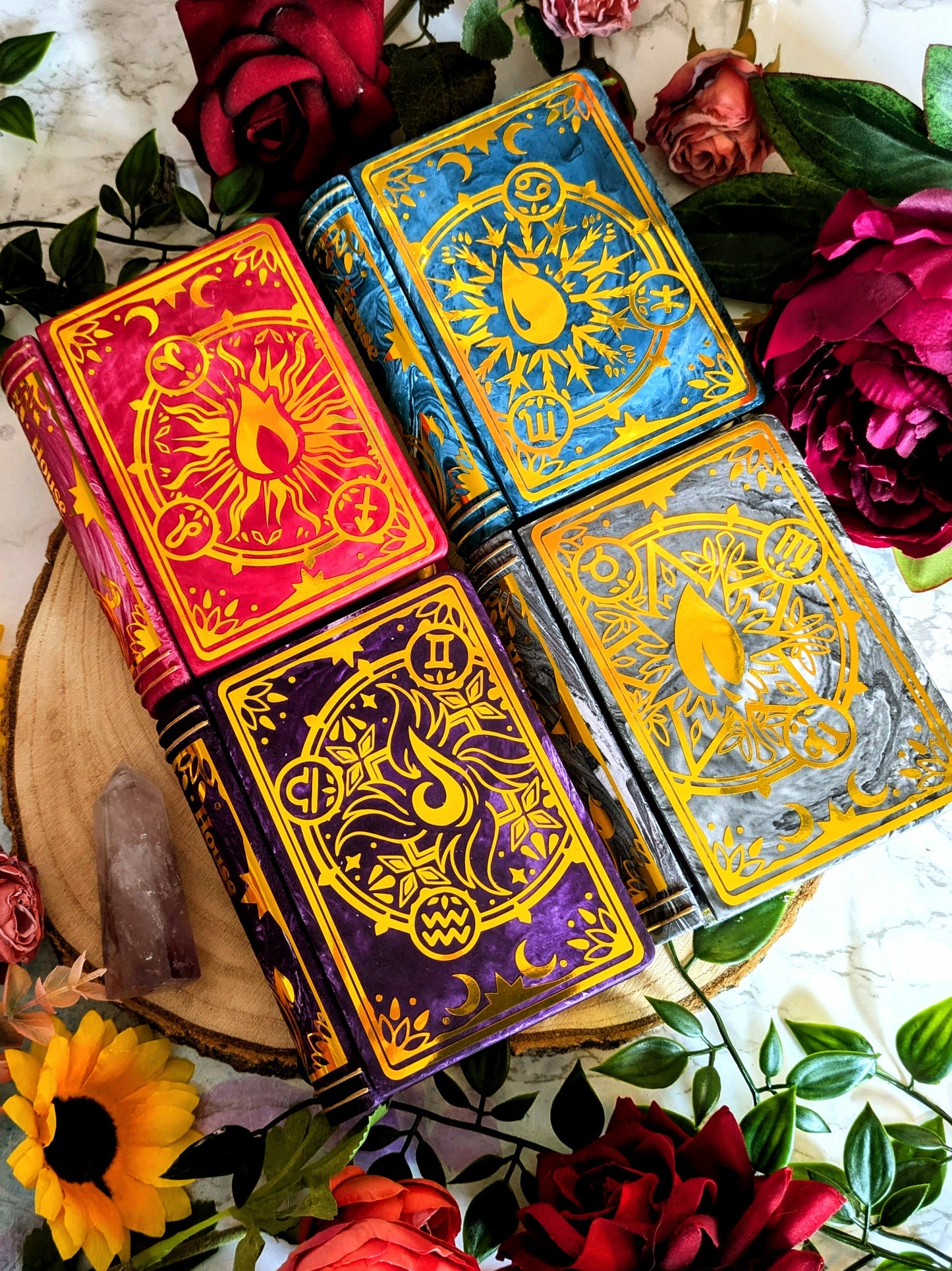 House Ignis Book Trinket Box - Officially Licensed Zodiac Academy