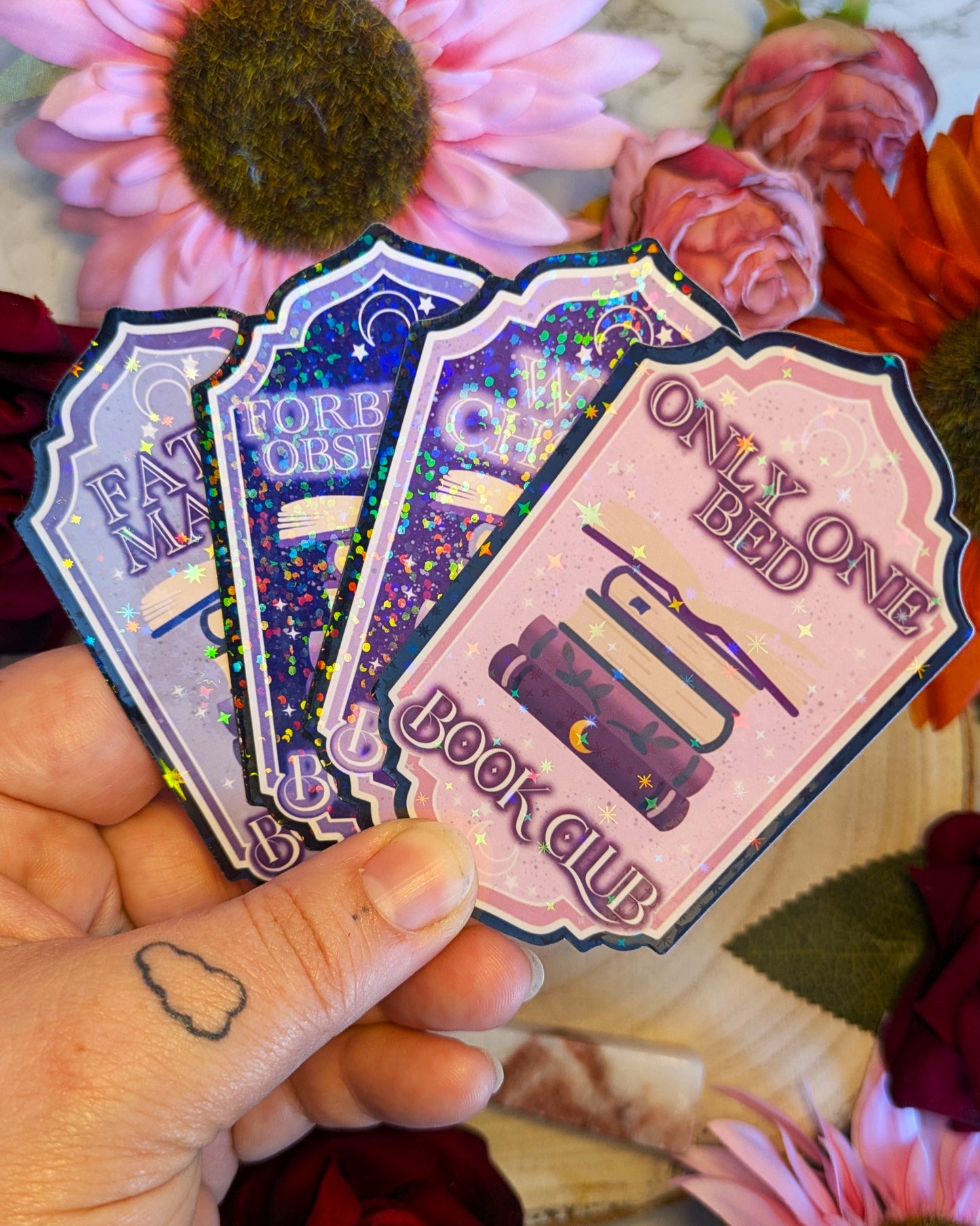Book Club Die Cut Stickers - What's your favourite Trope