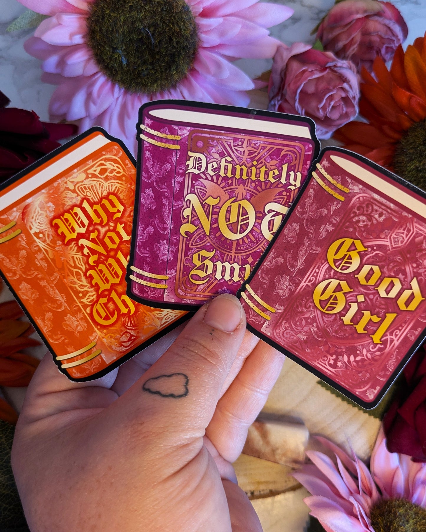 Book Trope Die Cut Stickers