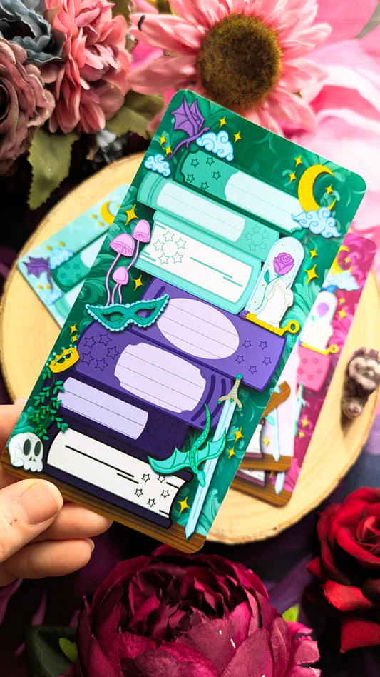 Bookshelves & Drakes - Book Review Book Stack Bookmark