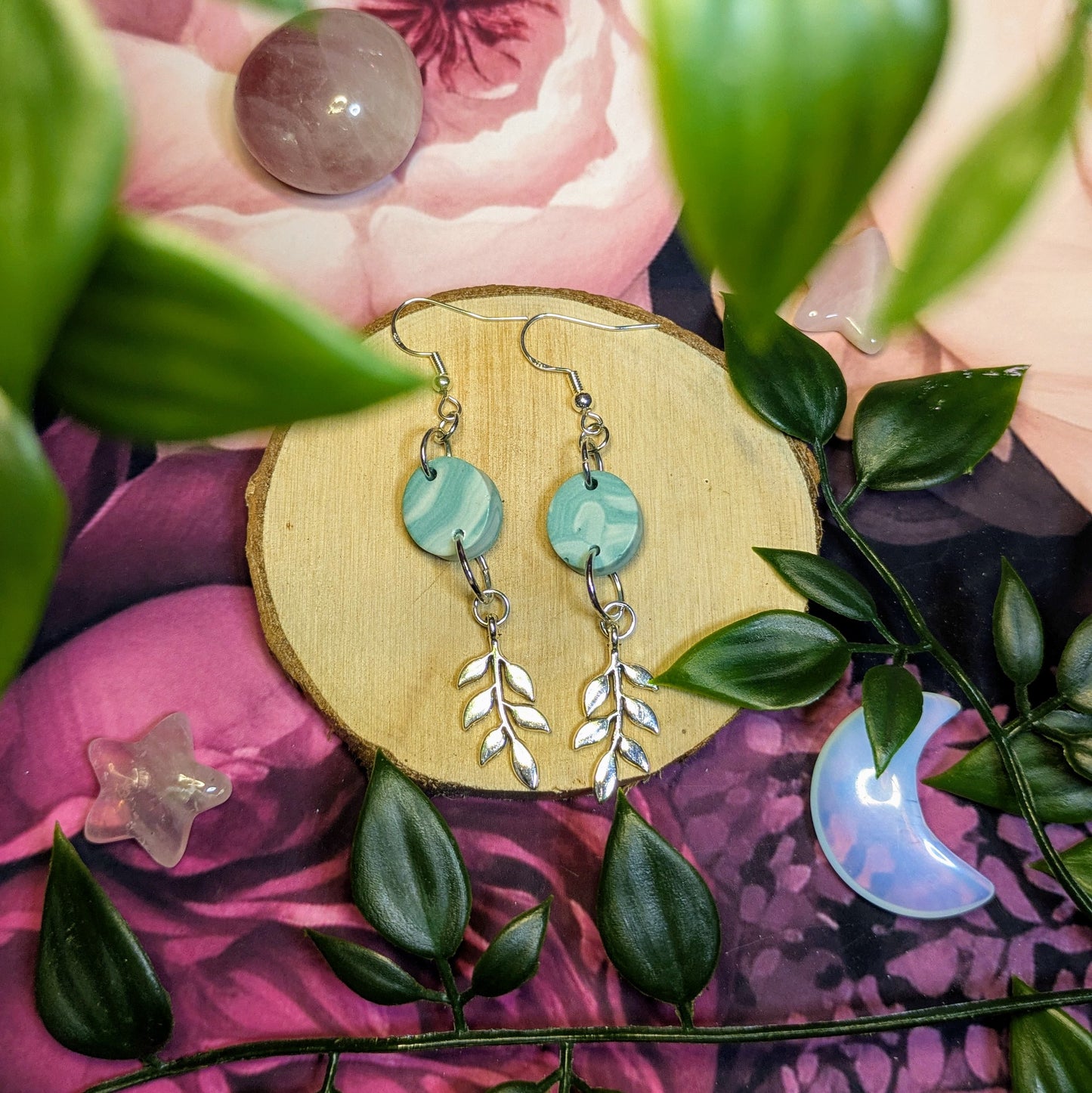 Leaf drop Earrings