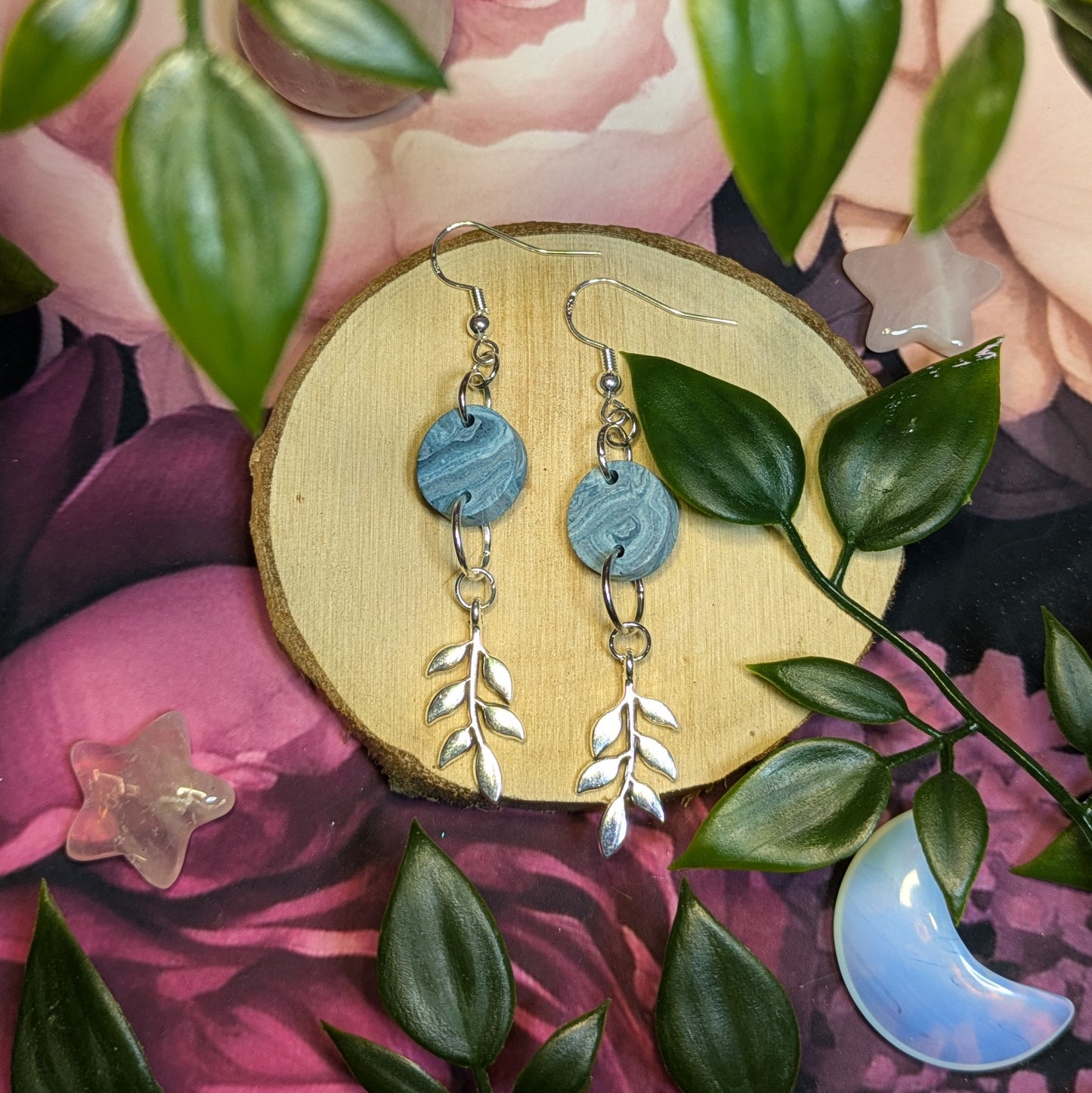 Leaf drop Earrings