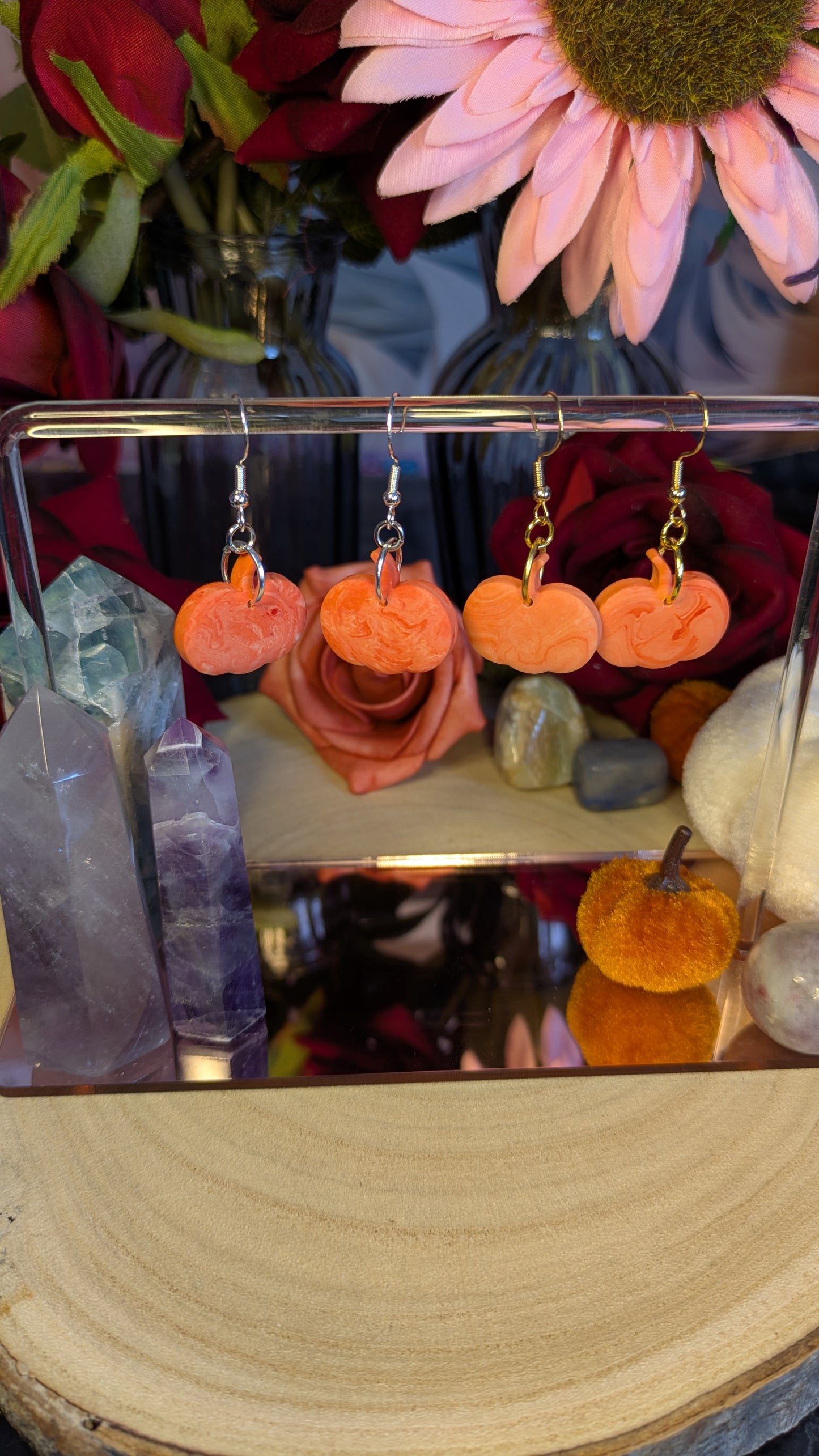 Pumpkin Earrings