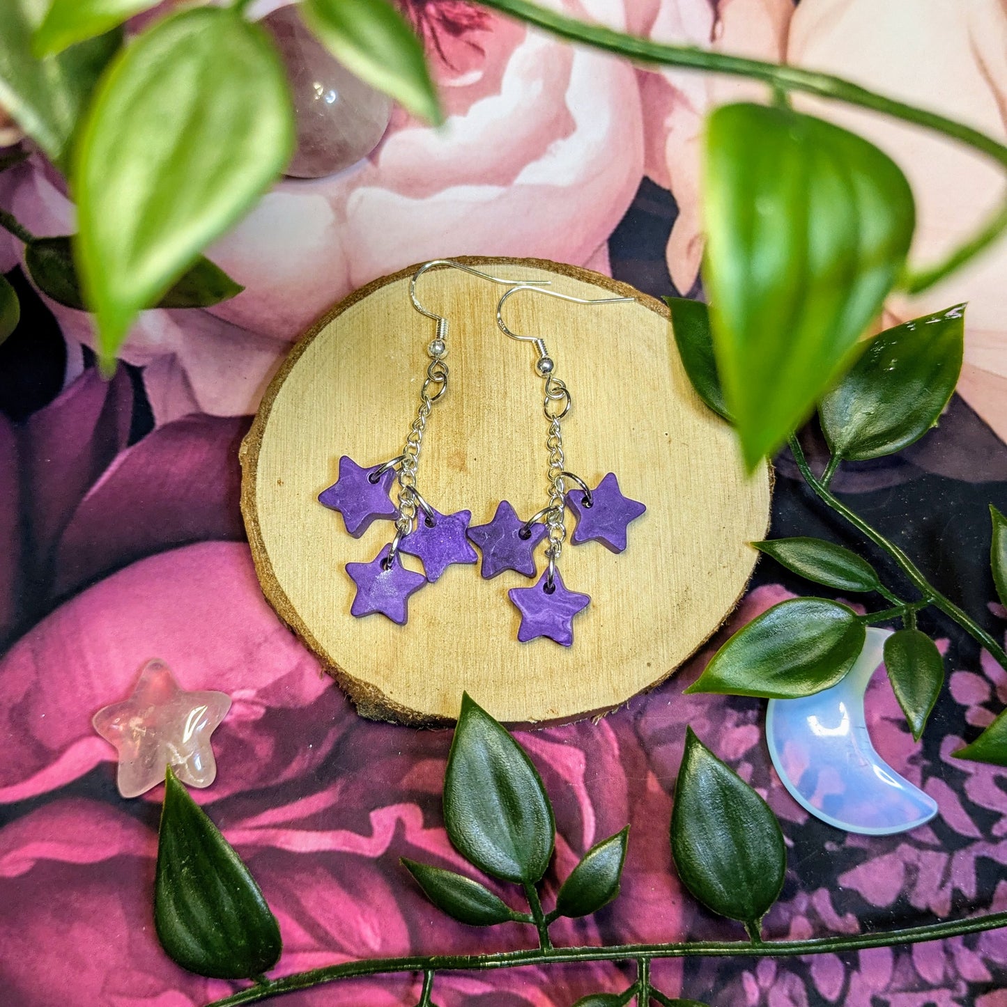 Small Star Cluster earrings