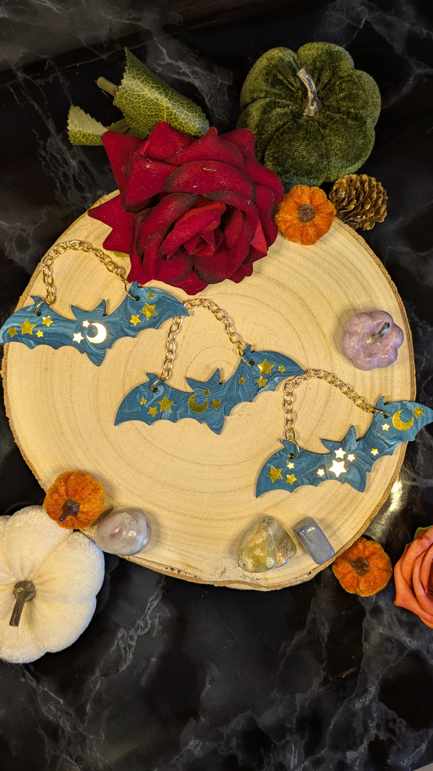 Celestial Bat Trio Wall Hangings