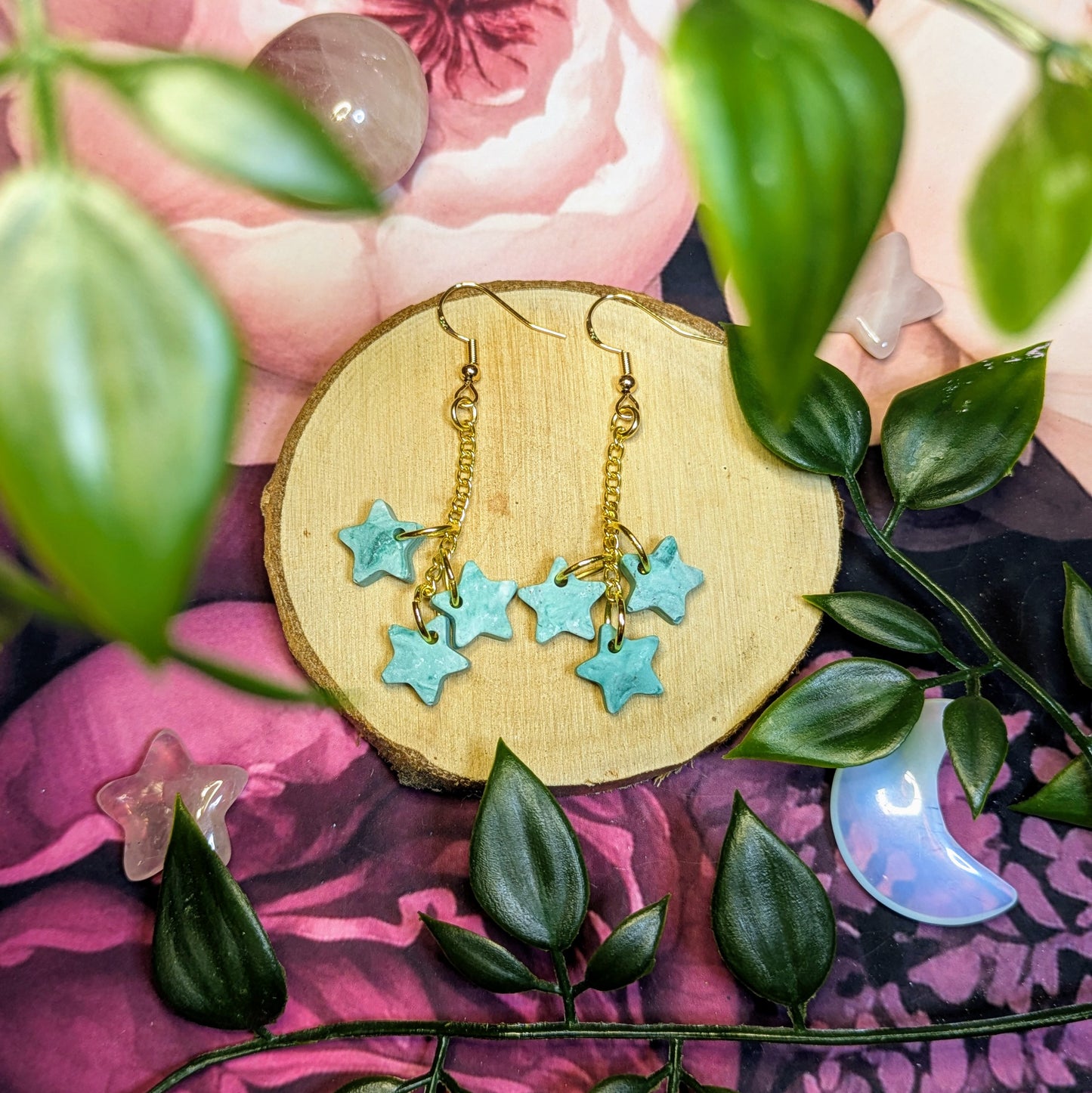 Small Star Cluster earrings