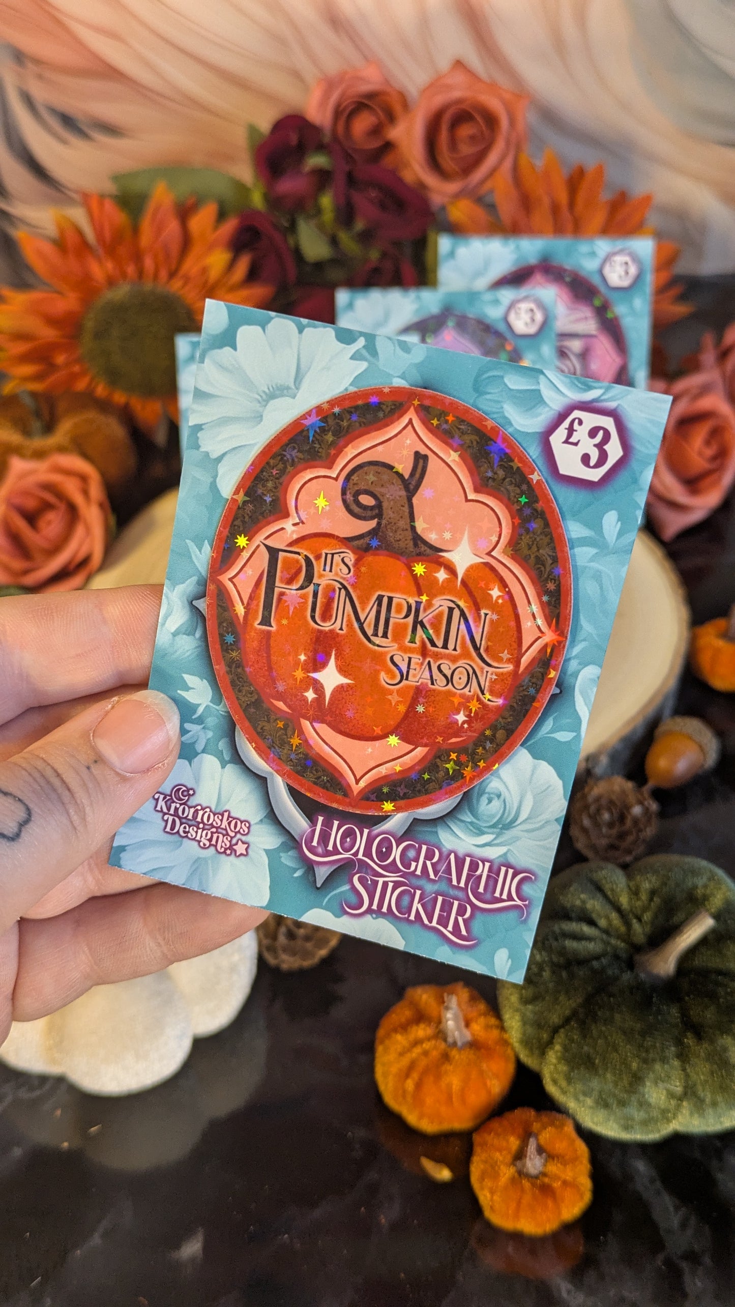 Halloween Holographic Sticker