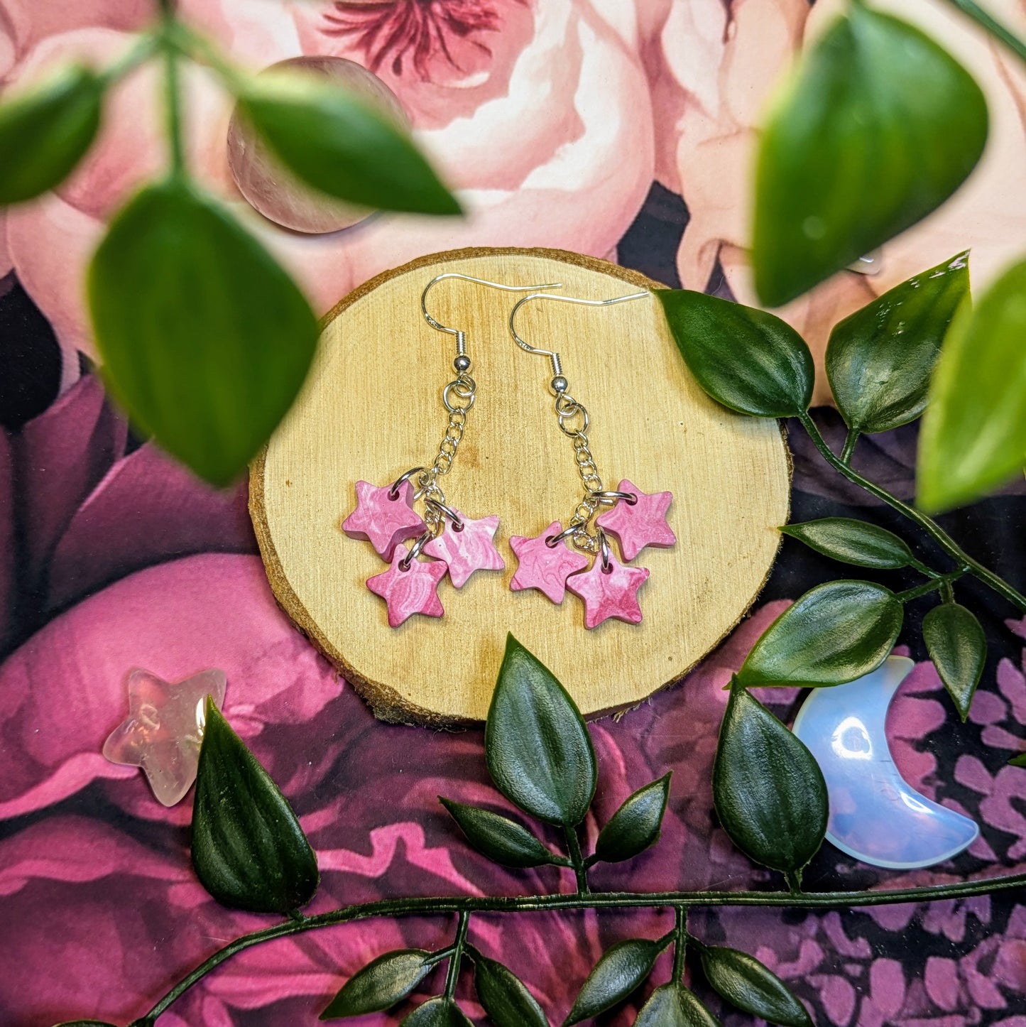 Small Star Cluster earrings