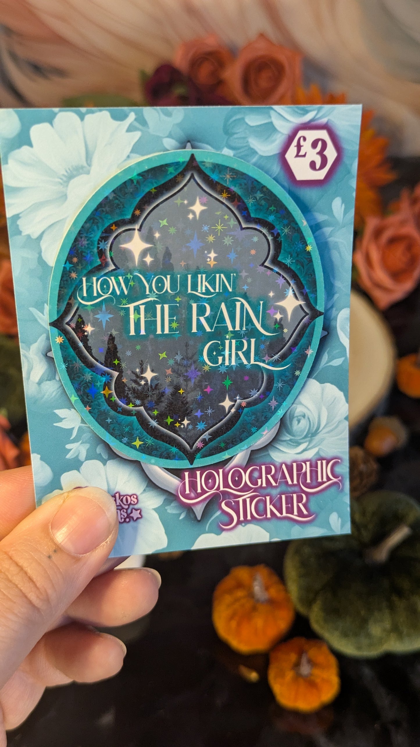 Halloween Holographic Sticker