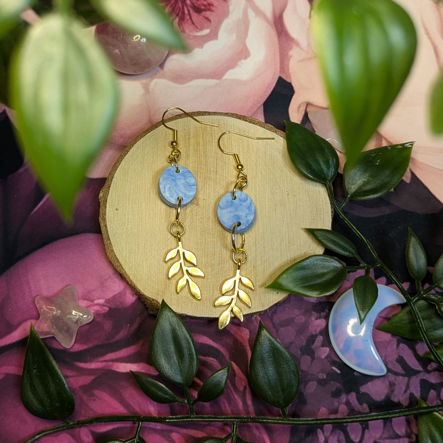 Leaf drop Earrings