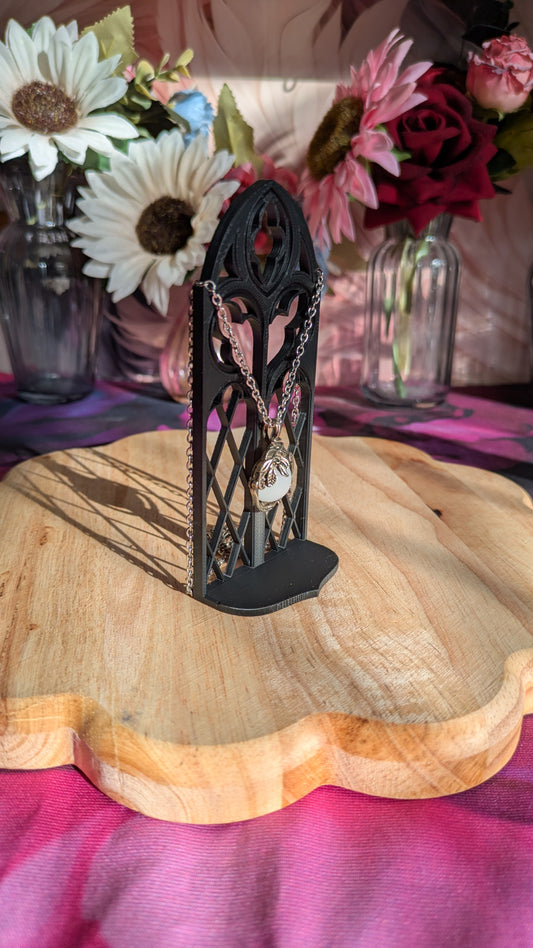 Freestanding Cathedral Single Necklace Stand