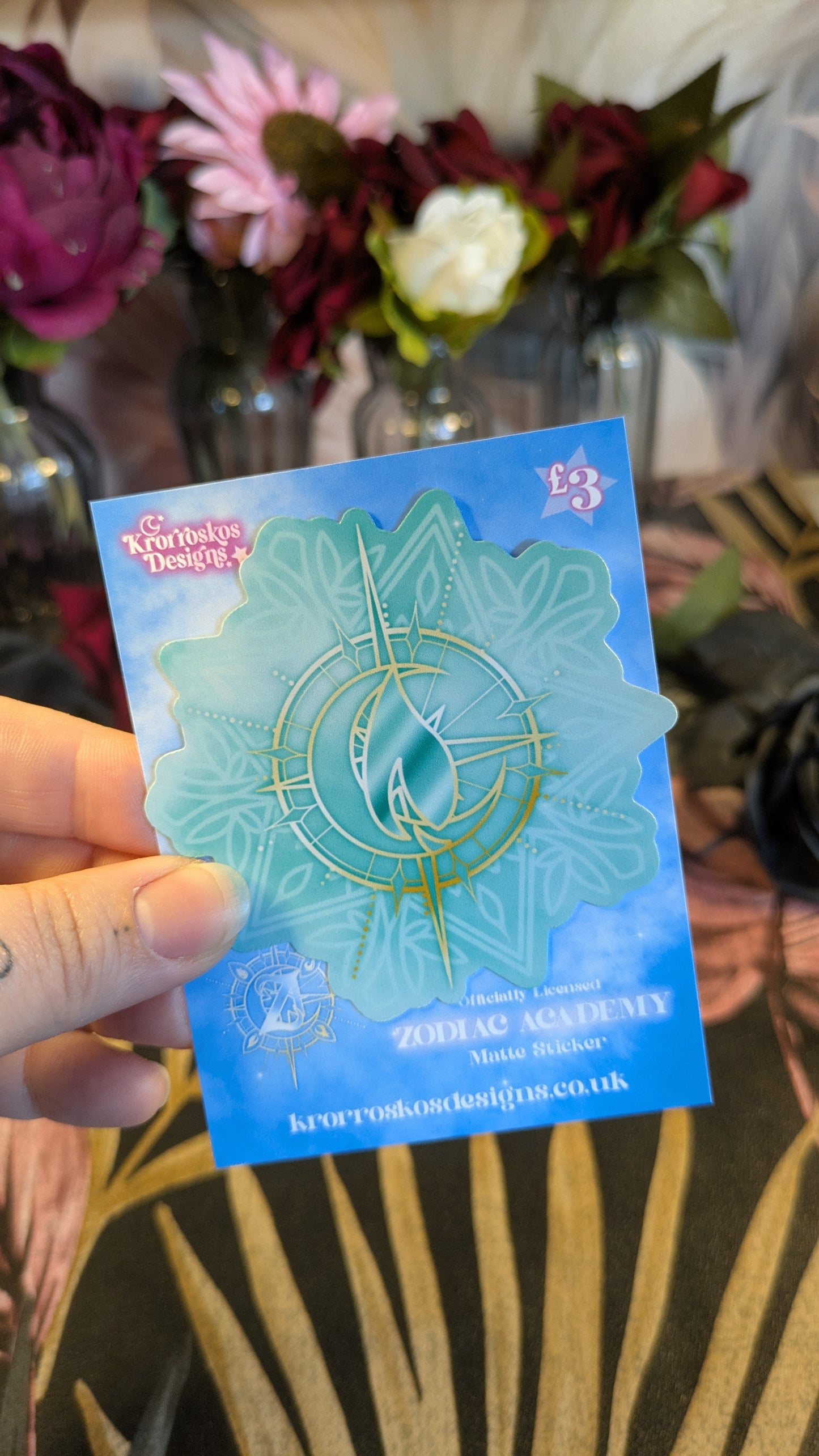 Zodiac Academy School Houses Pastel Stickers - Officially Licensed Zodiac Academy