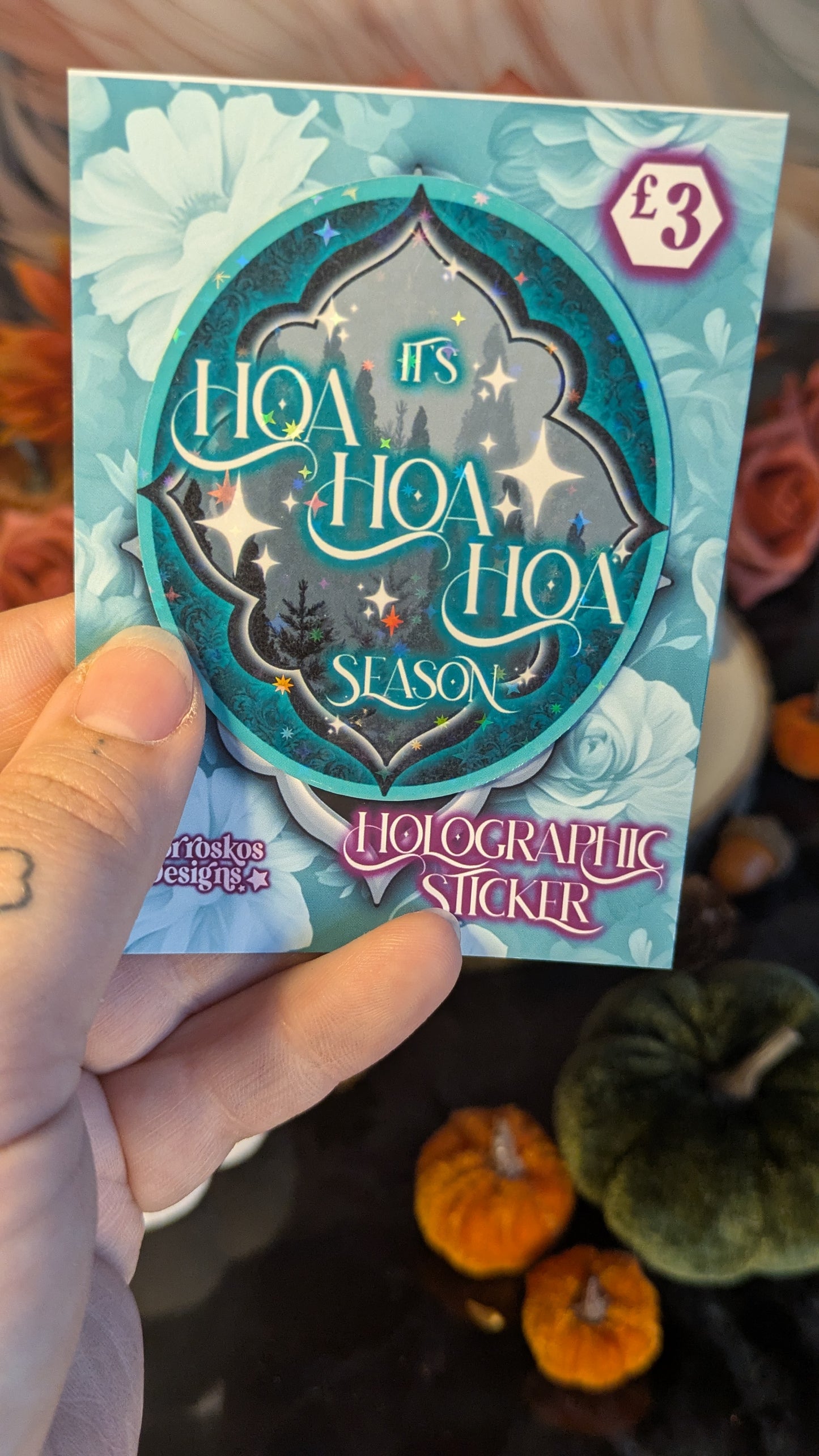 Halloween Holographic Sticker