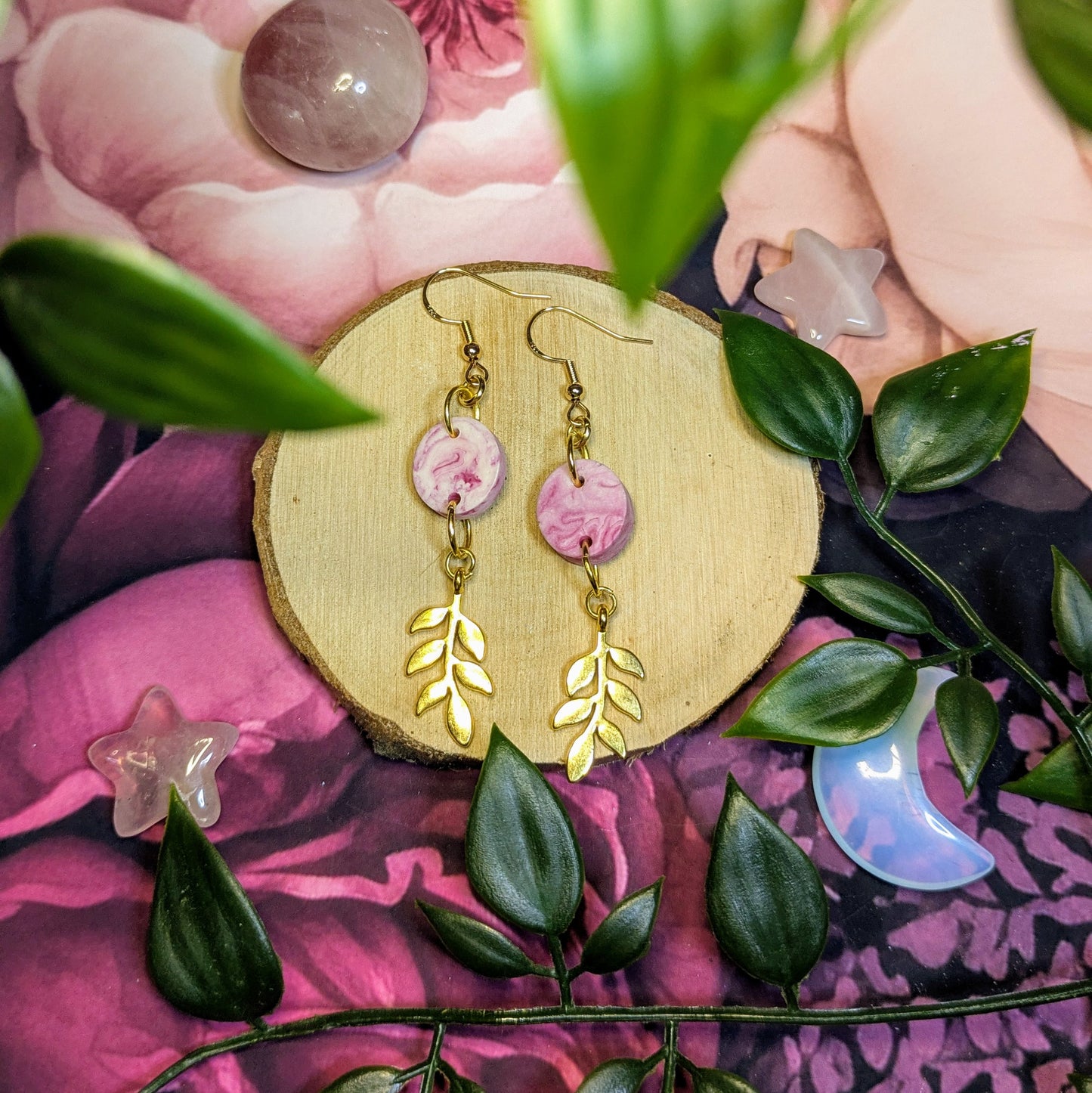 Leaf drop Earrings