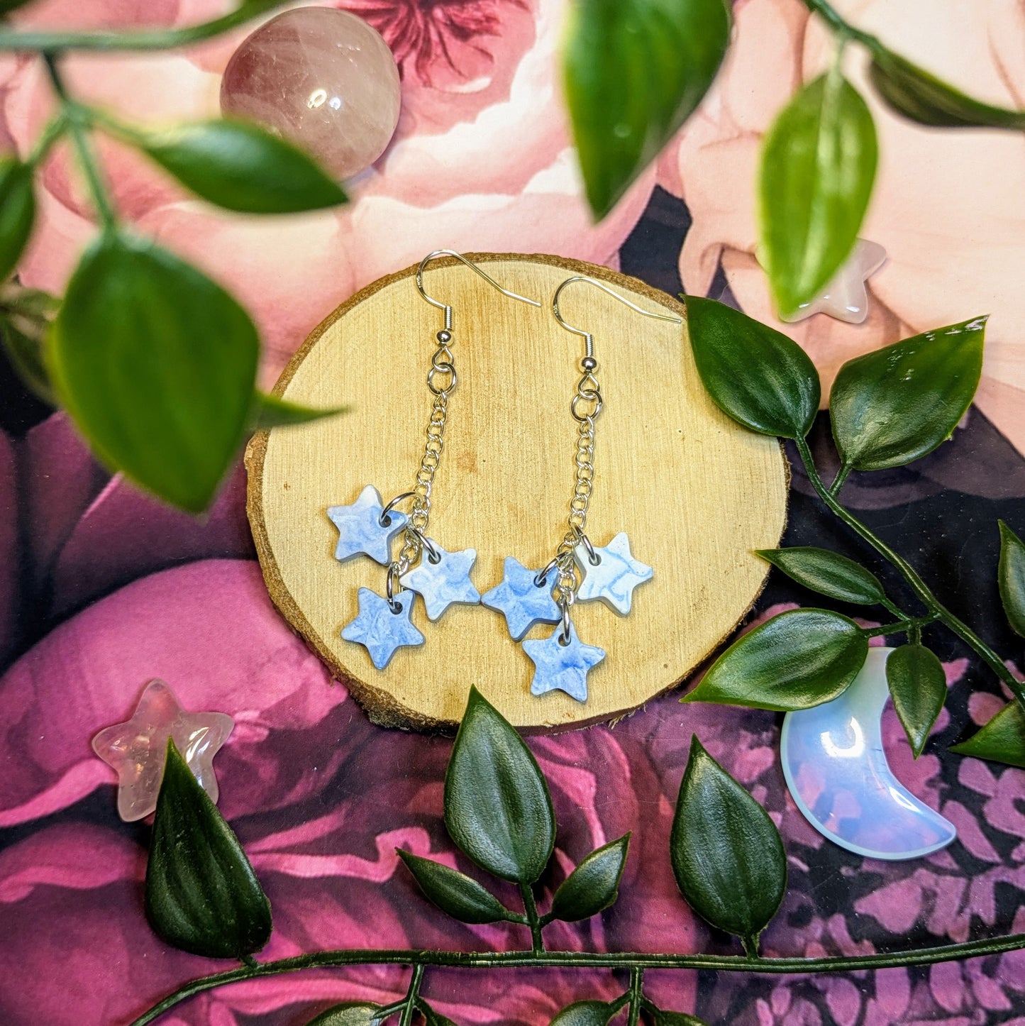 Small Star Cluster earrings