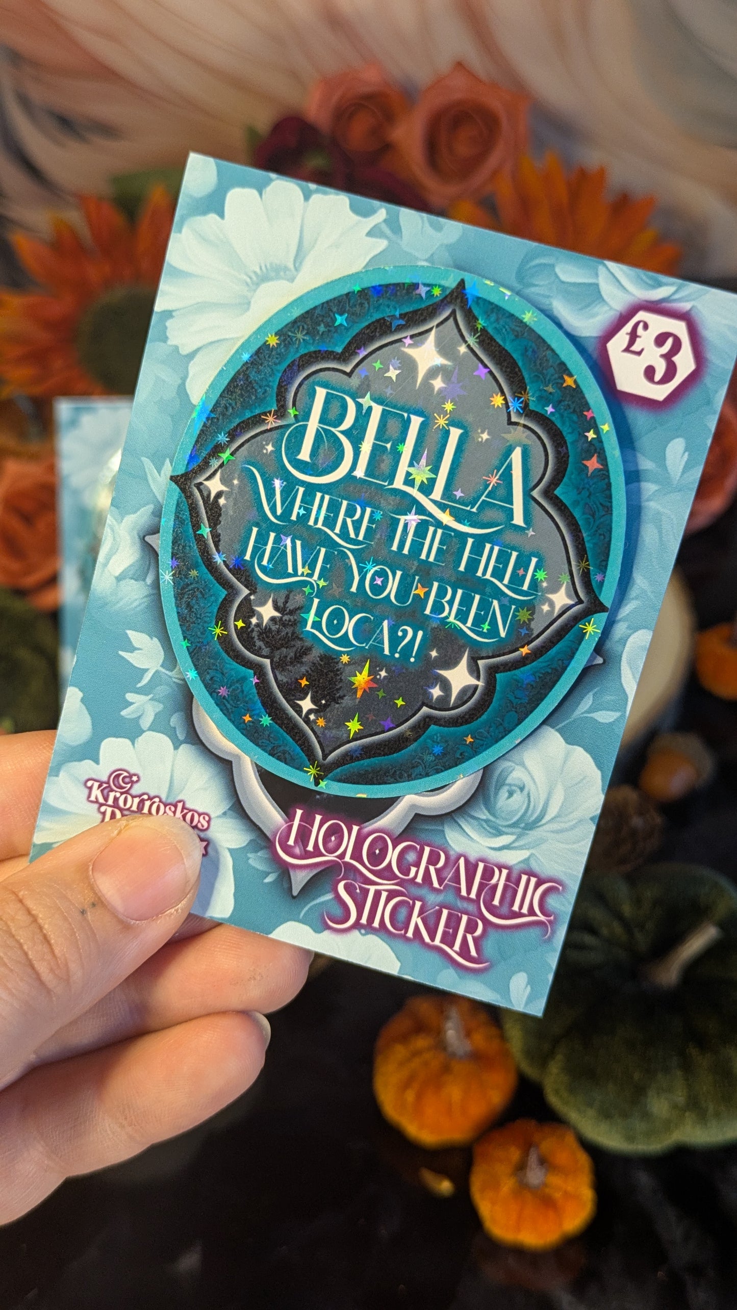 Halloween Holographic Sticker