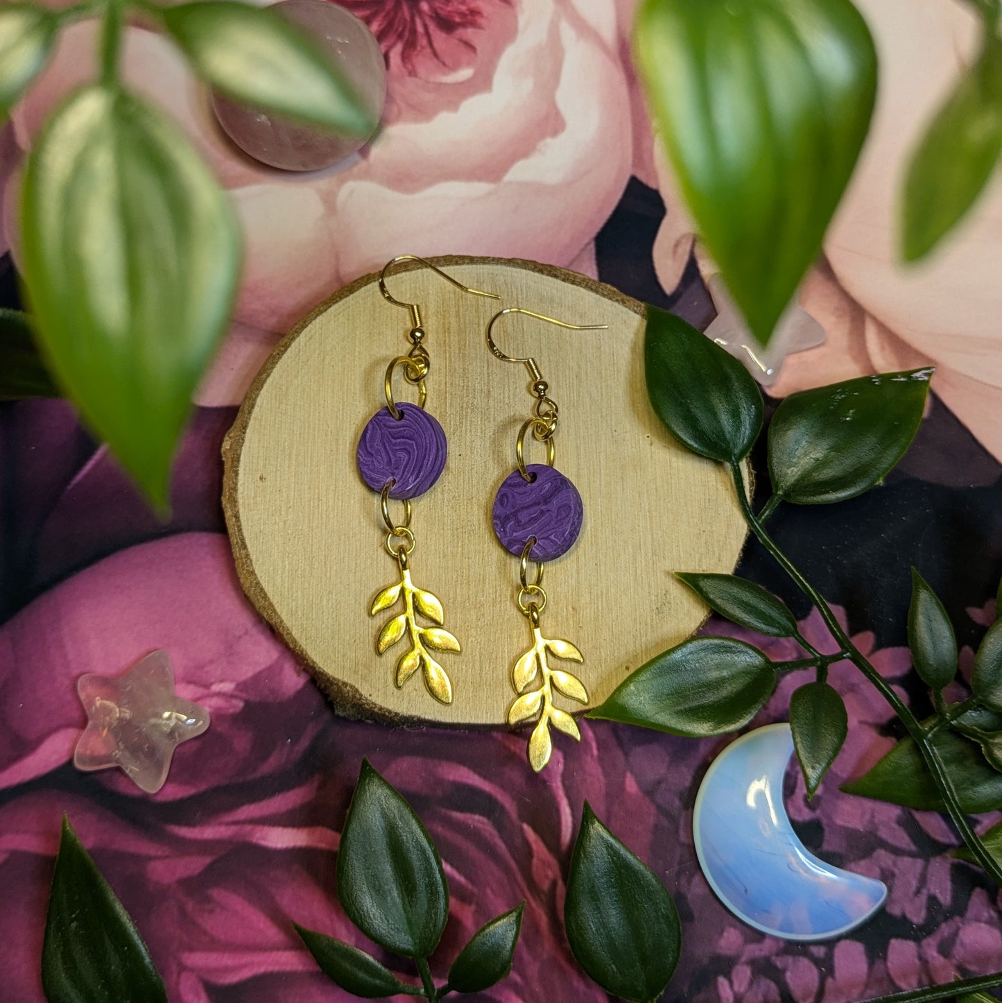 Leaf drop Earrings