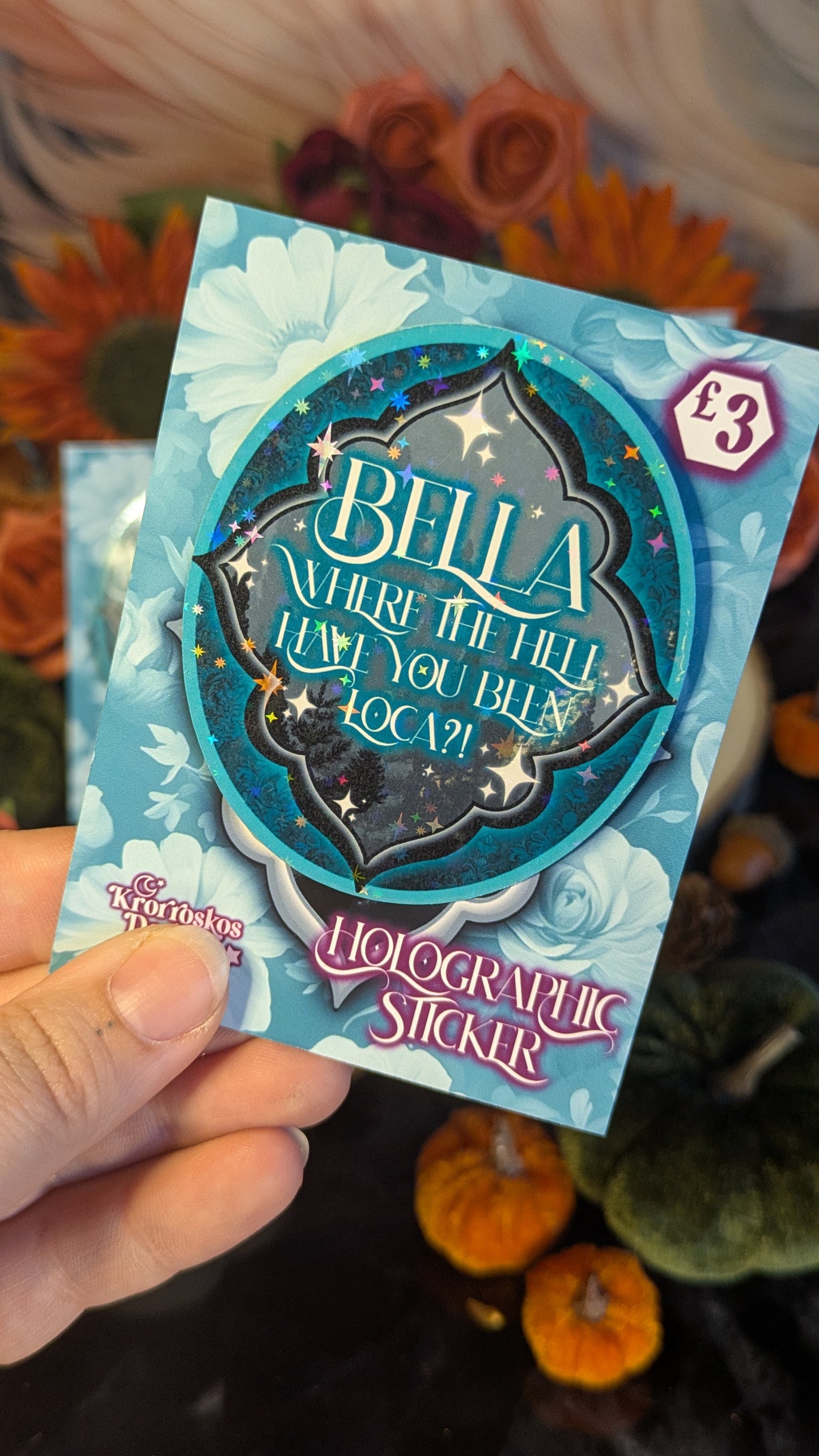 Halloween Holographic Sticker