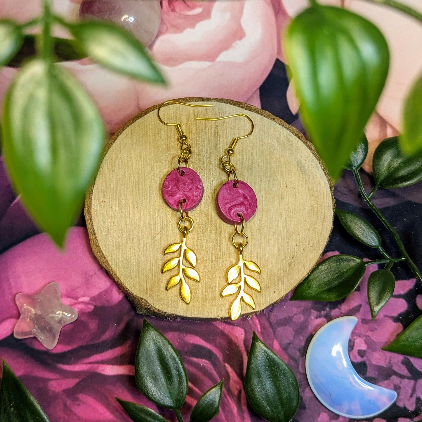 Leaf drop Earrings